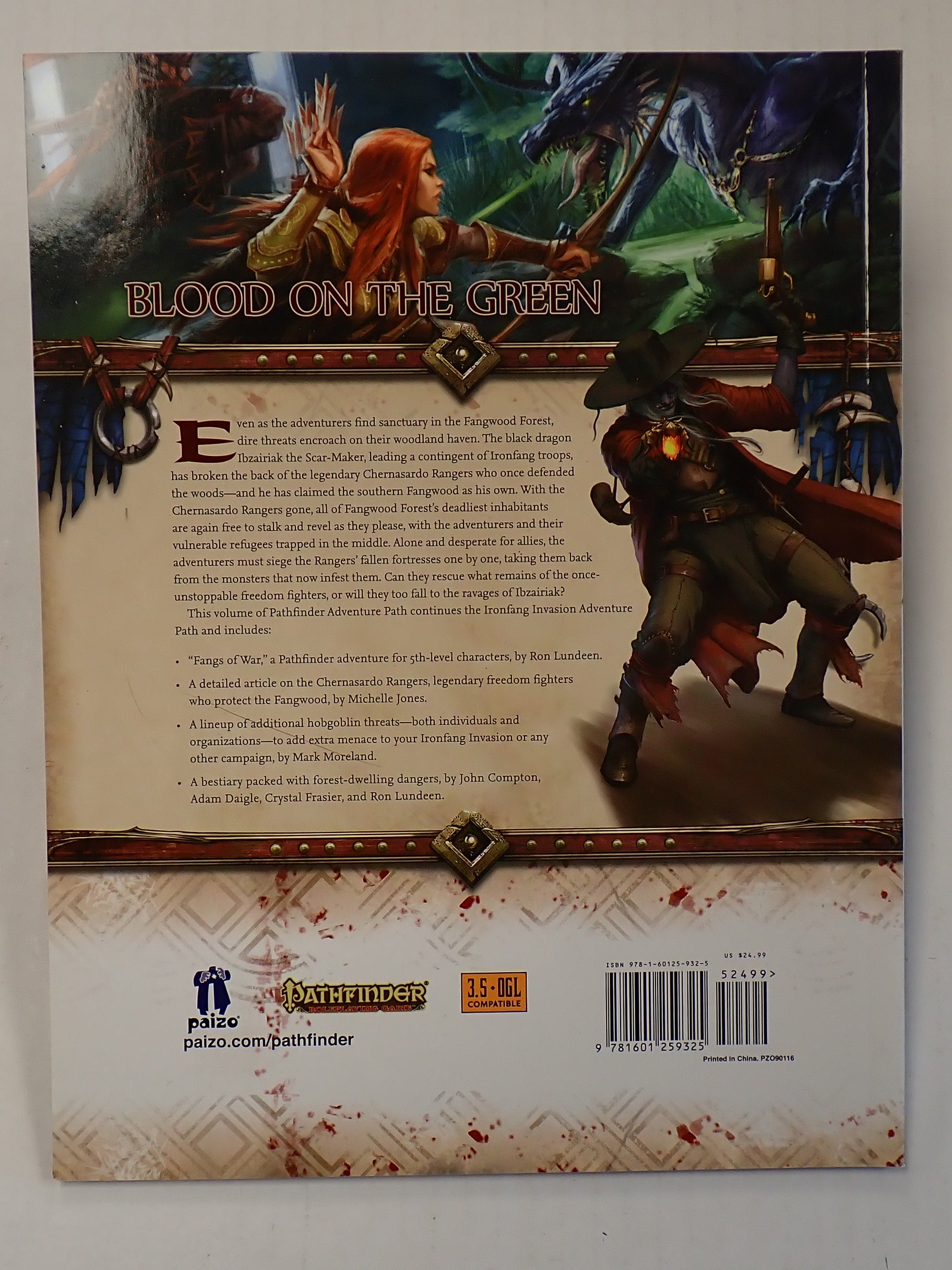 Ironfang Invasion 1-6 Complete + Map Folio - Pathfinder Adventure Path [Pre-Owned]