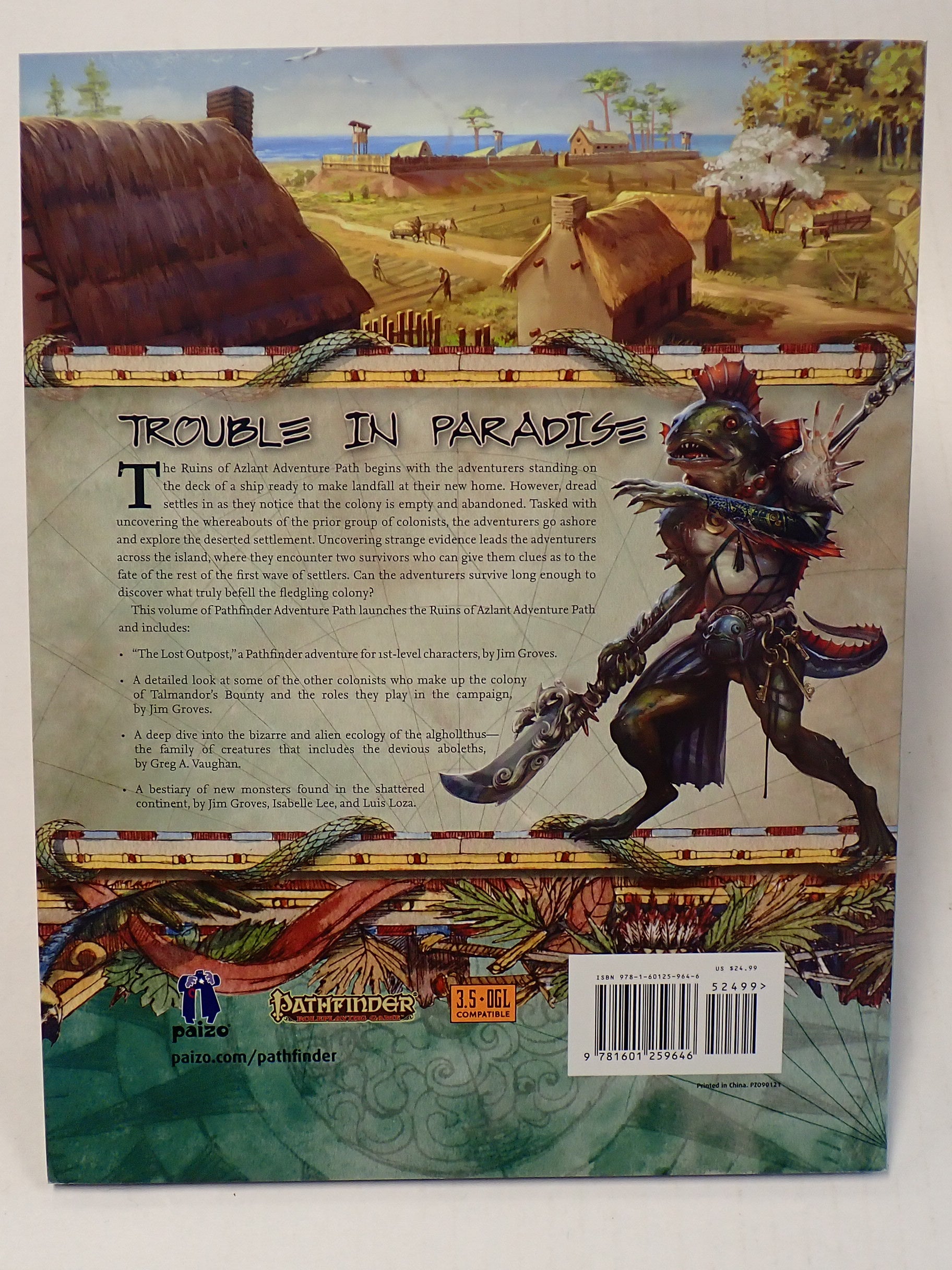 The Lost Outpost (Ruins of Azlant) - Pathfinder Adventure Path [Pre-Owned]