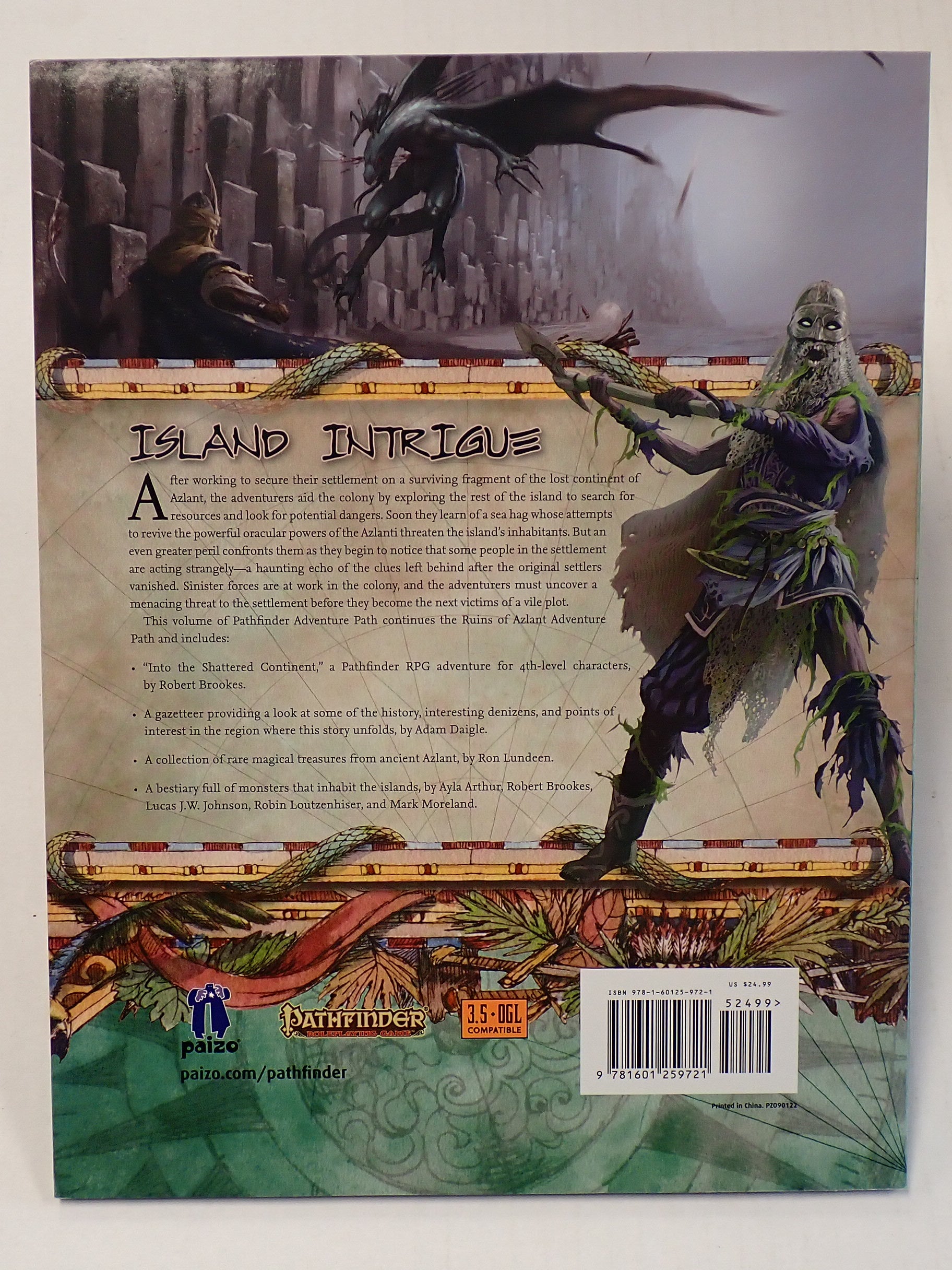 Into the Shattered Continent (Ruins of Azlant) - Pathfinder Adventure Path [Pre-Owned]