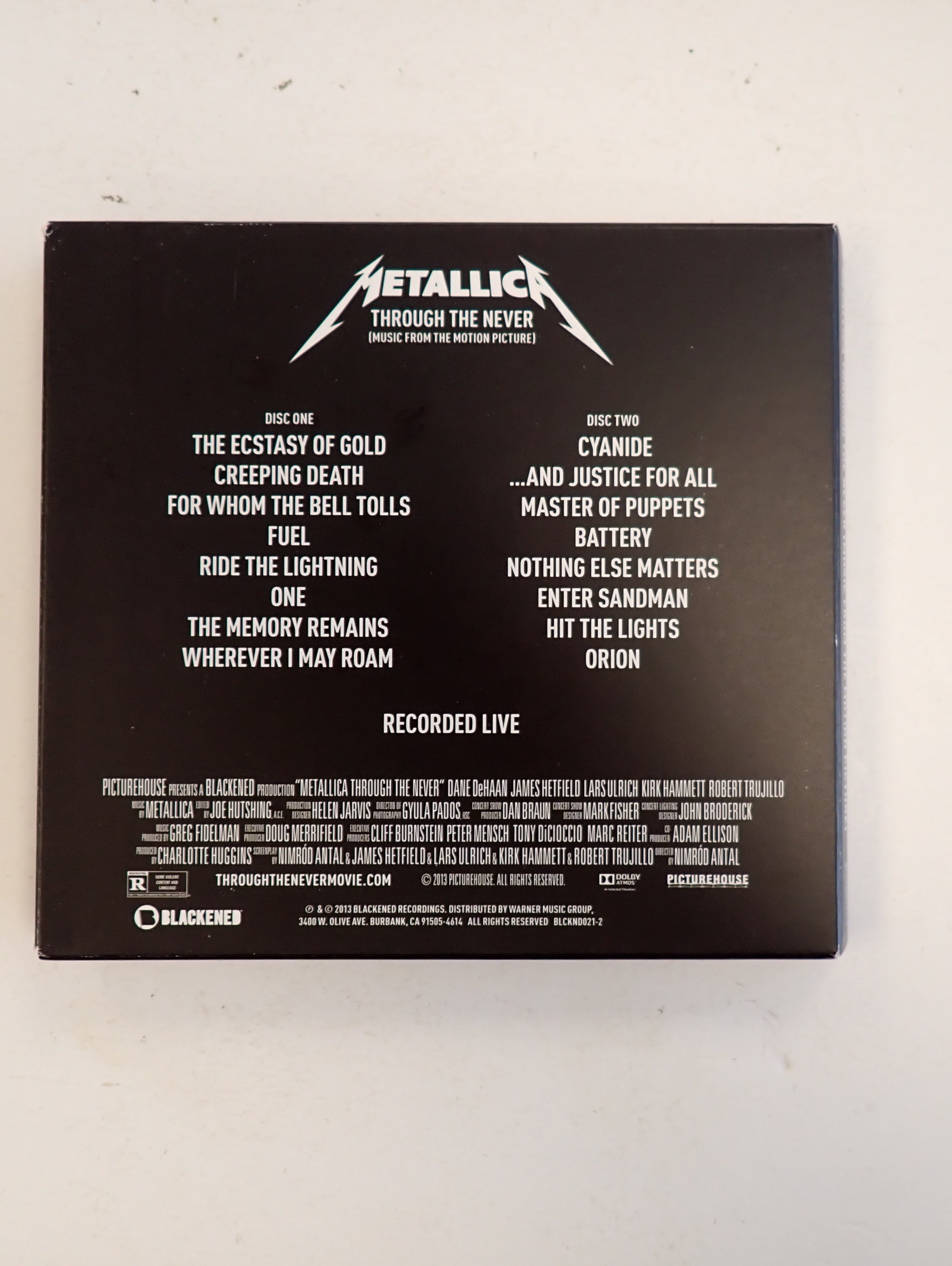 Metallica Through the Never - CD
