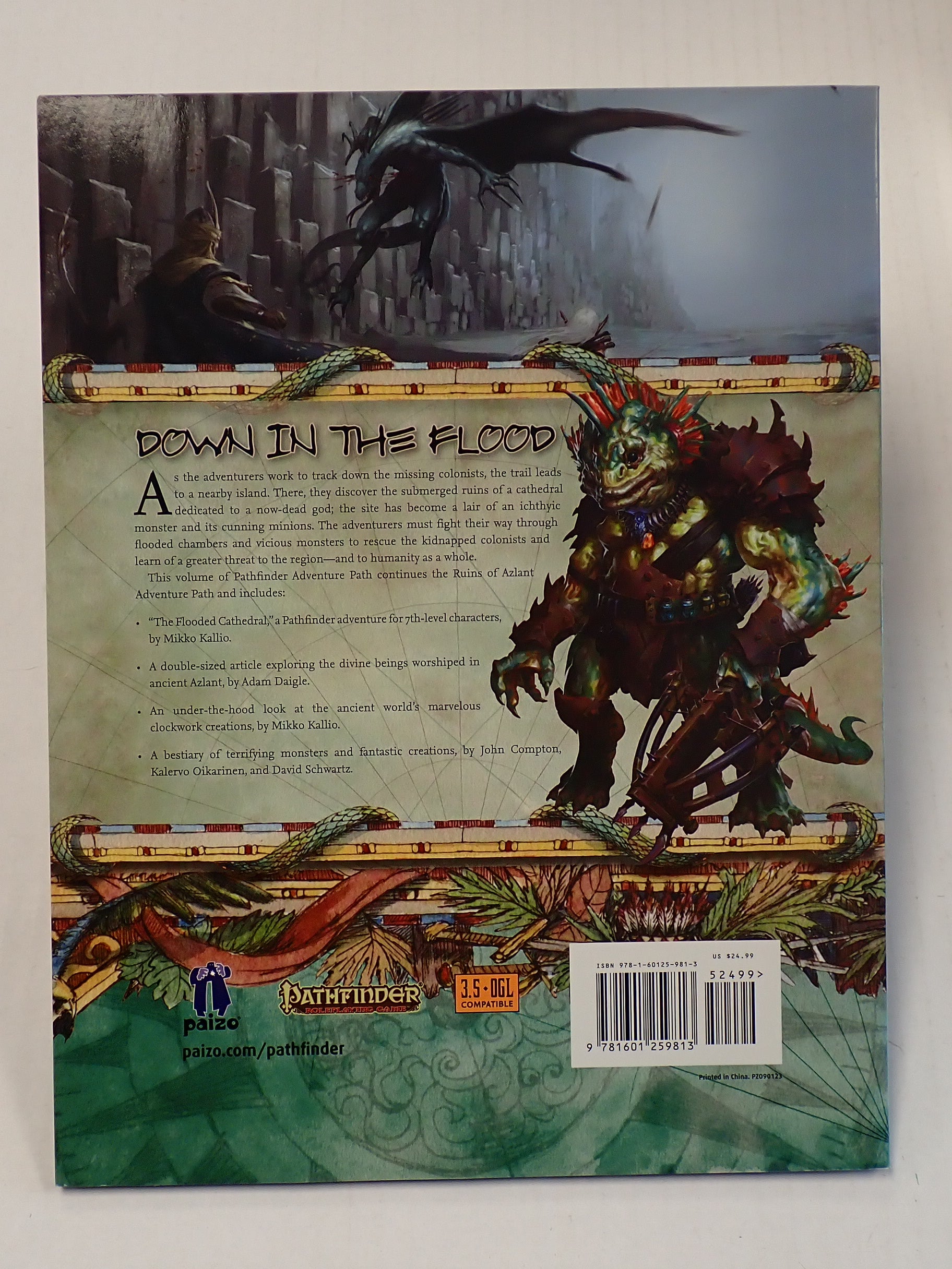 The Flooded Cathedral (Ruins of Azlant) - Pathfinder Adventure Path [Pre-Owned]