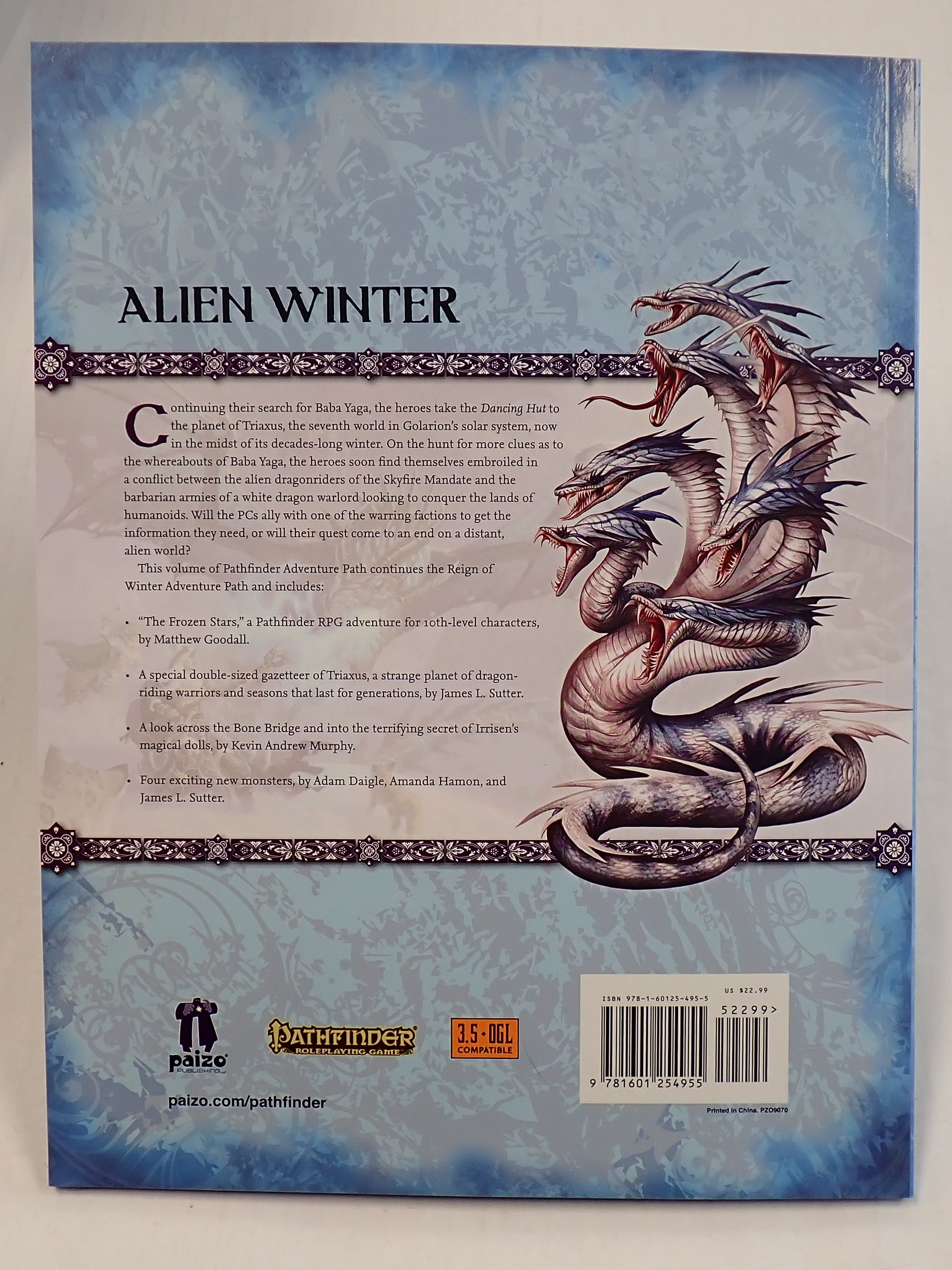 The Frozen Stars - Reign of Winter - Pathfinder Adventure Path [Pre-Owned]