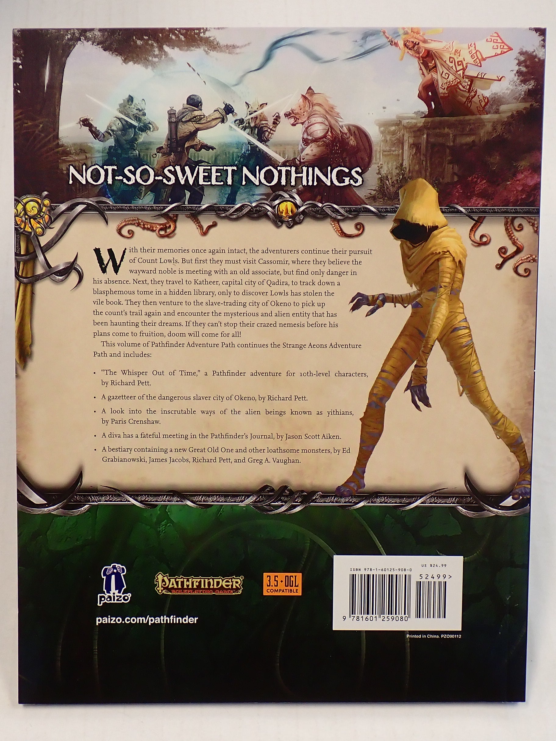 A Whisper out of Time - Strange Aeons - Pathfinder Adventure Path [Pre-Owned]
