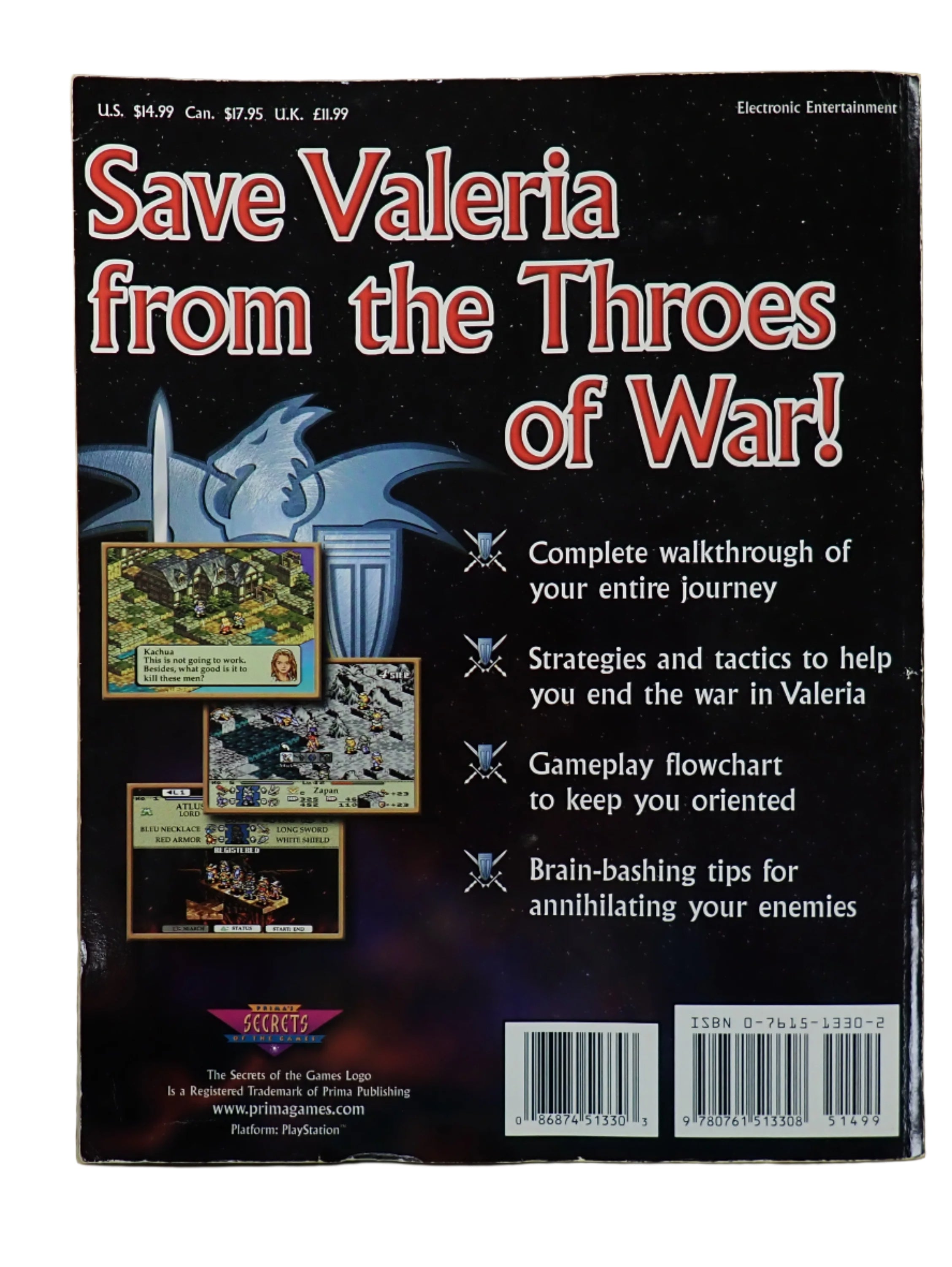 Tactics Ogre Prima Strategy Guide