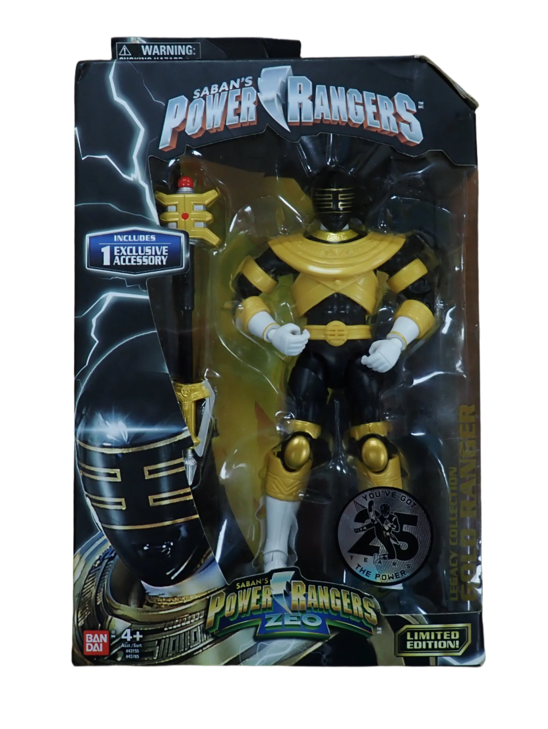 Power Rangers Zeo Legacy Collection Gold Ranger