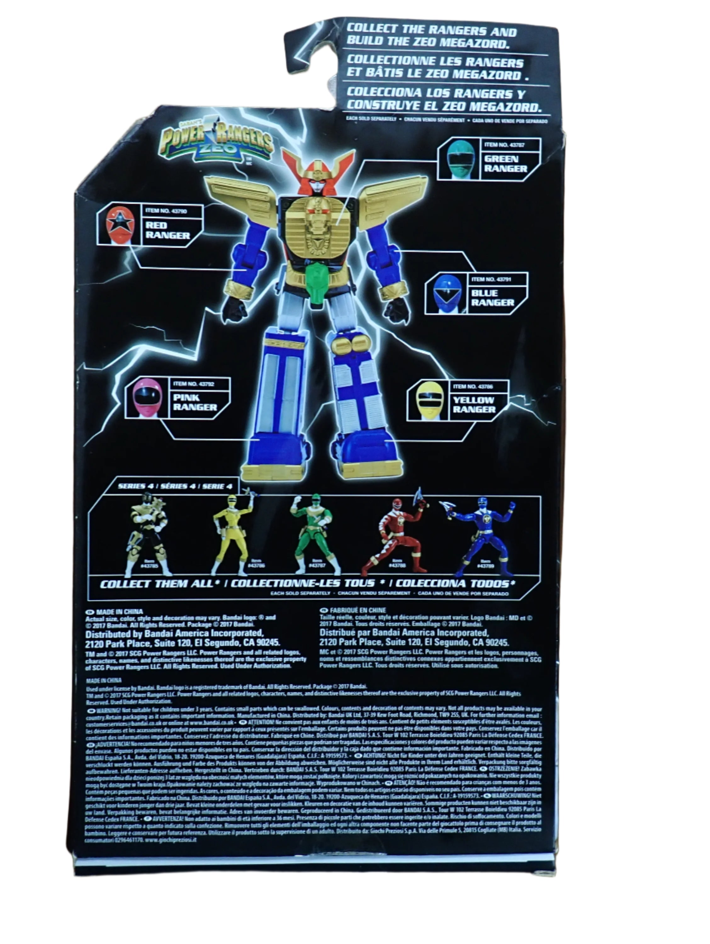 Power Rangers Zeo Legacy Collection Gold Ranger