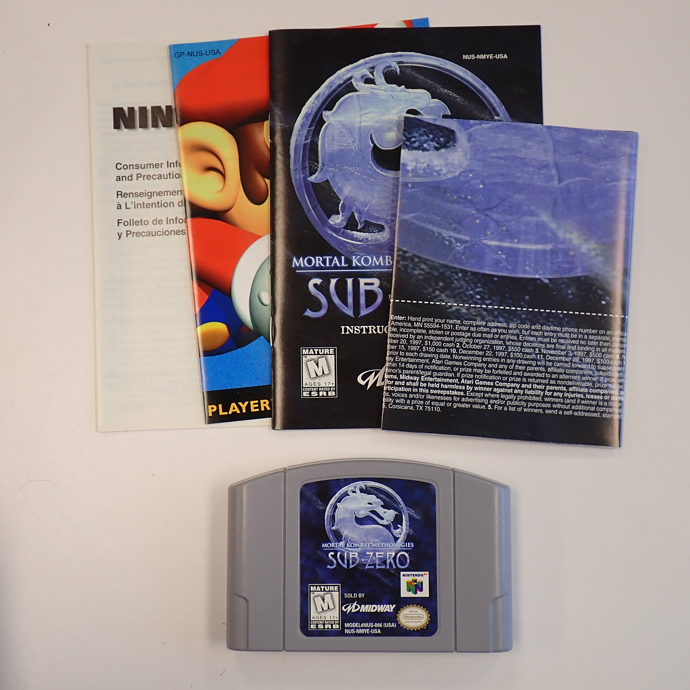 Mortal Kombat Mythologies: Sub-Zero - N64