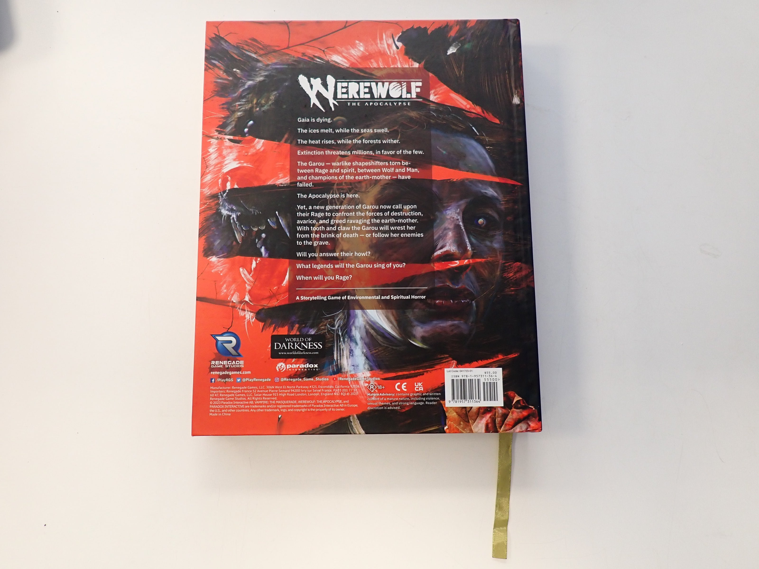 Werewolf the Apocalypse Core Rulebook 2023 [Pre-Owned]
