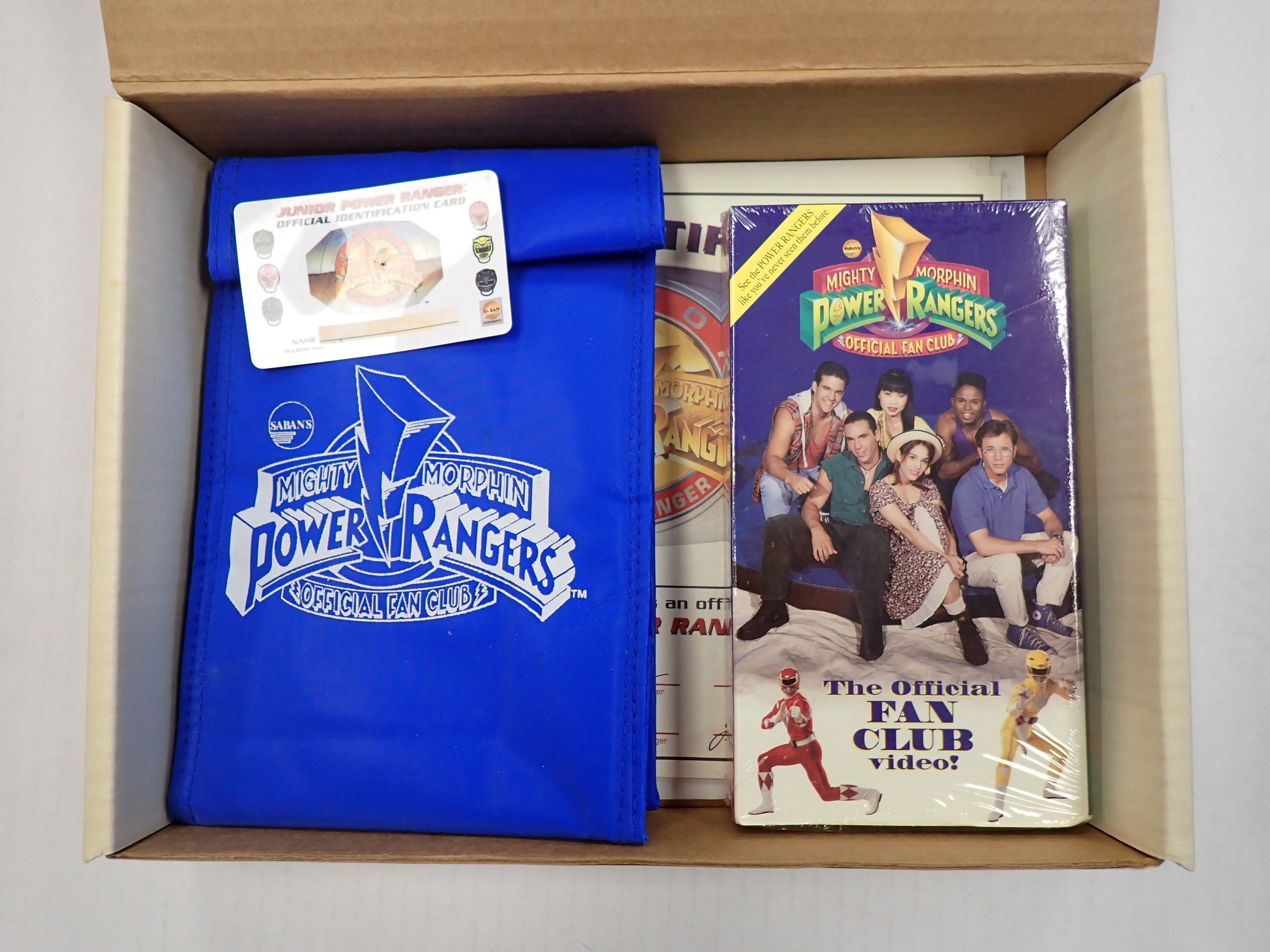 Mighty Morphin Power Rangers Official Fan Club Box (Incomplete) [Pre-Owned]