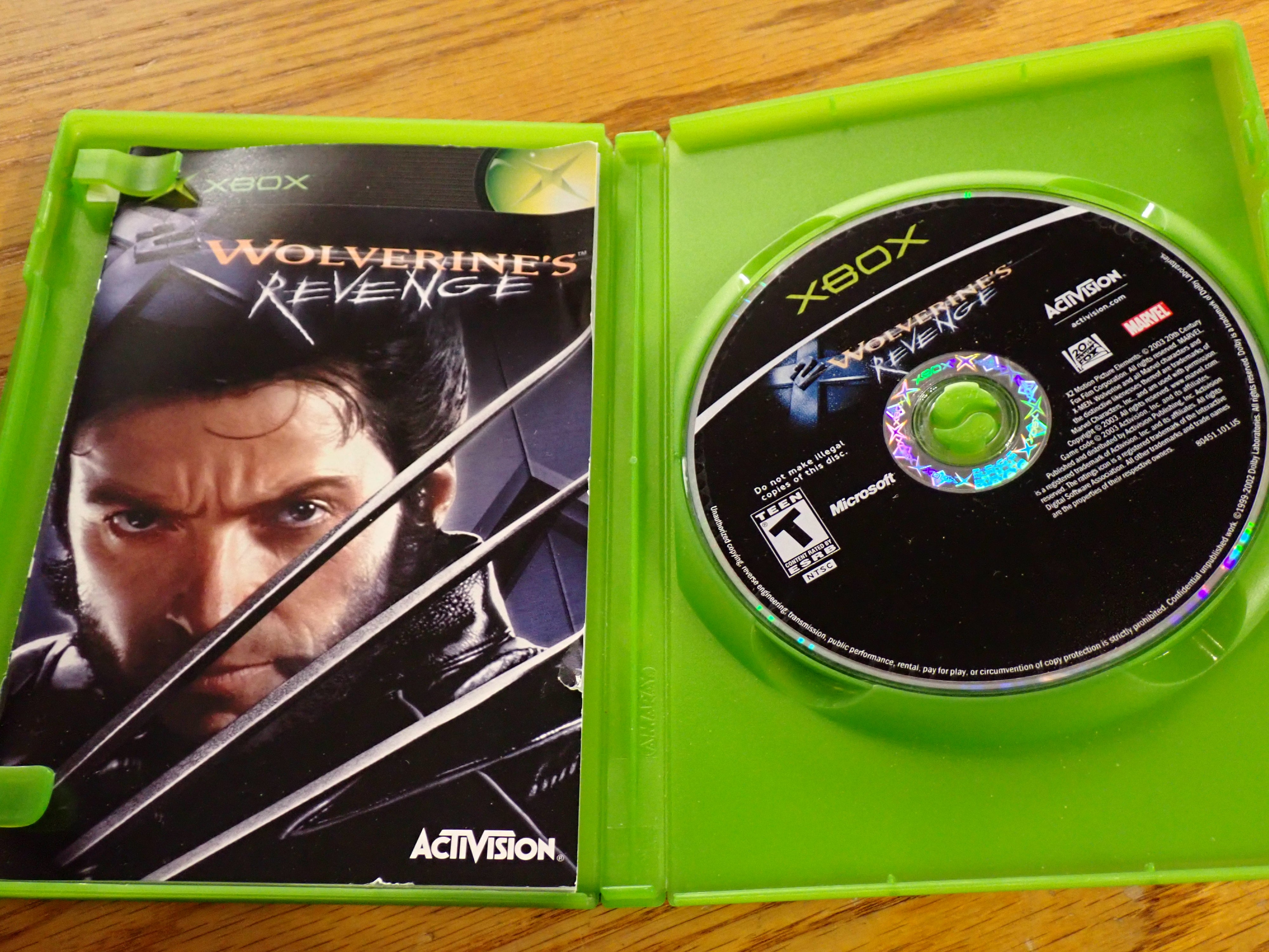 Wolverine's Revenge - Xbox