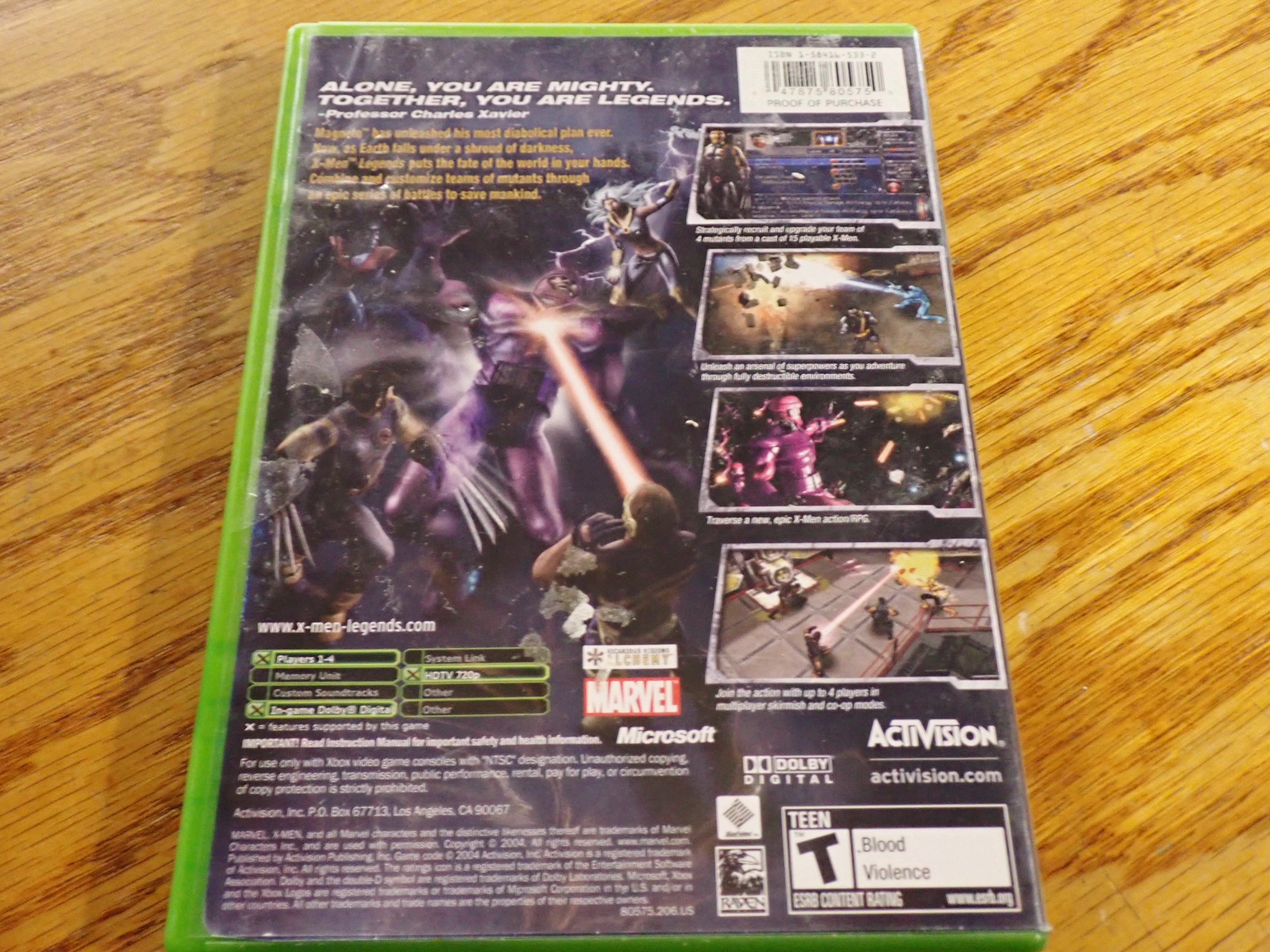 X-Men Legends - Xbox