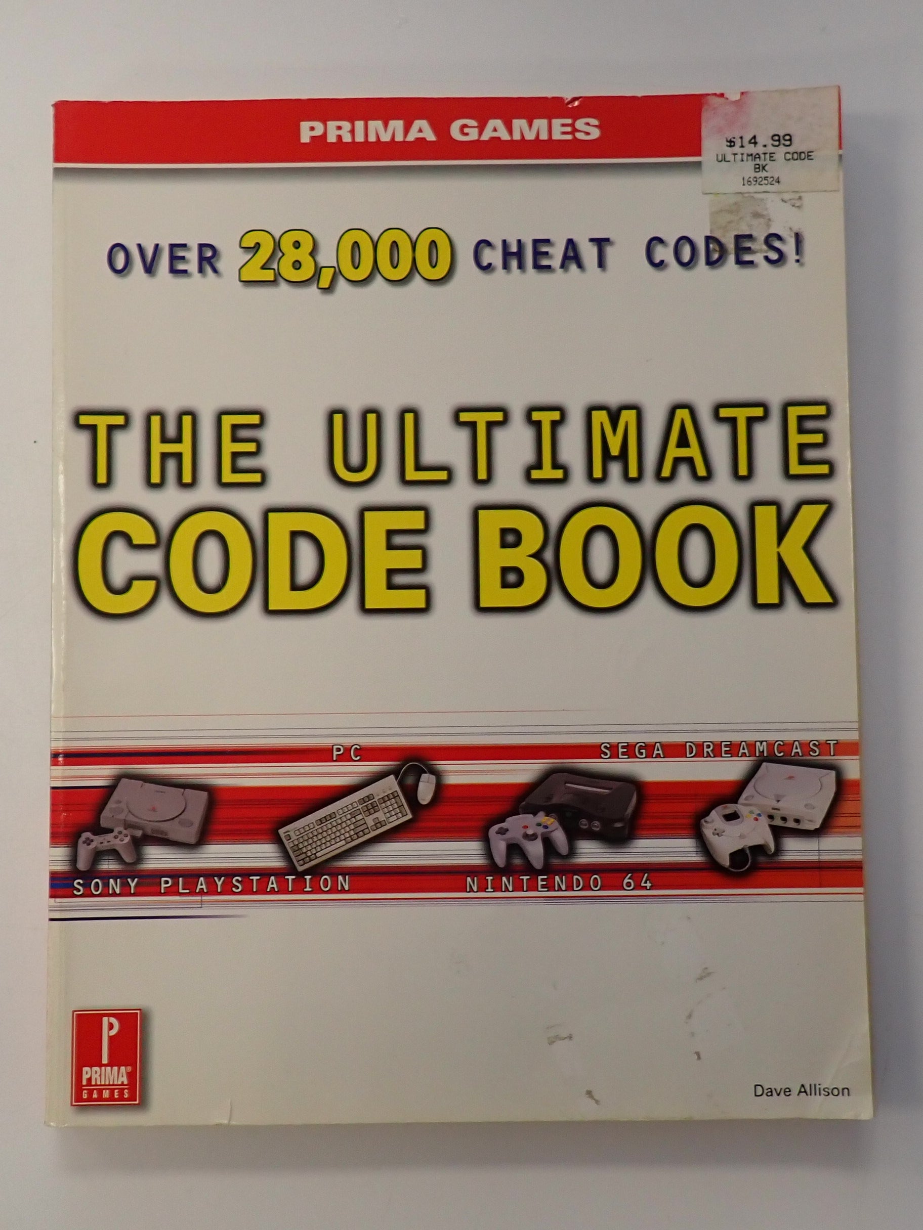 Ultimate Code Book - Official Prima Strategy Guide [Pre-Owned]