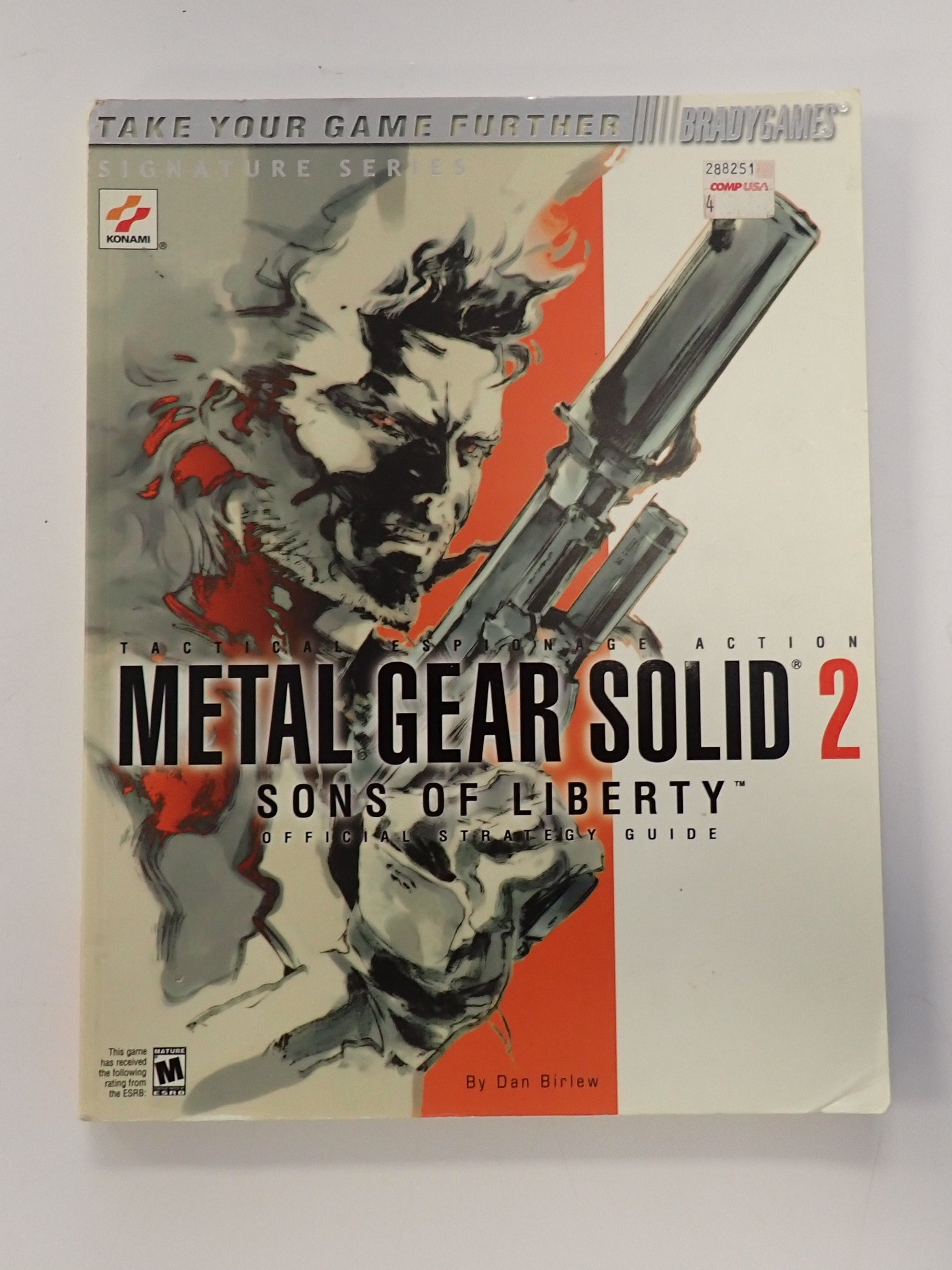 Metal Gear Solid 2 Sons of Liberty - Official Bradygames Strategy Guide [Pre-Owned]