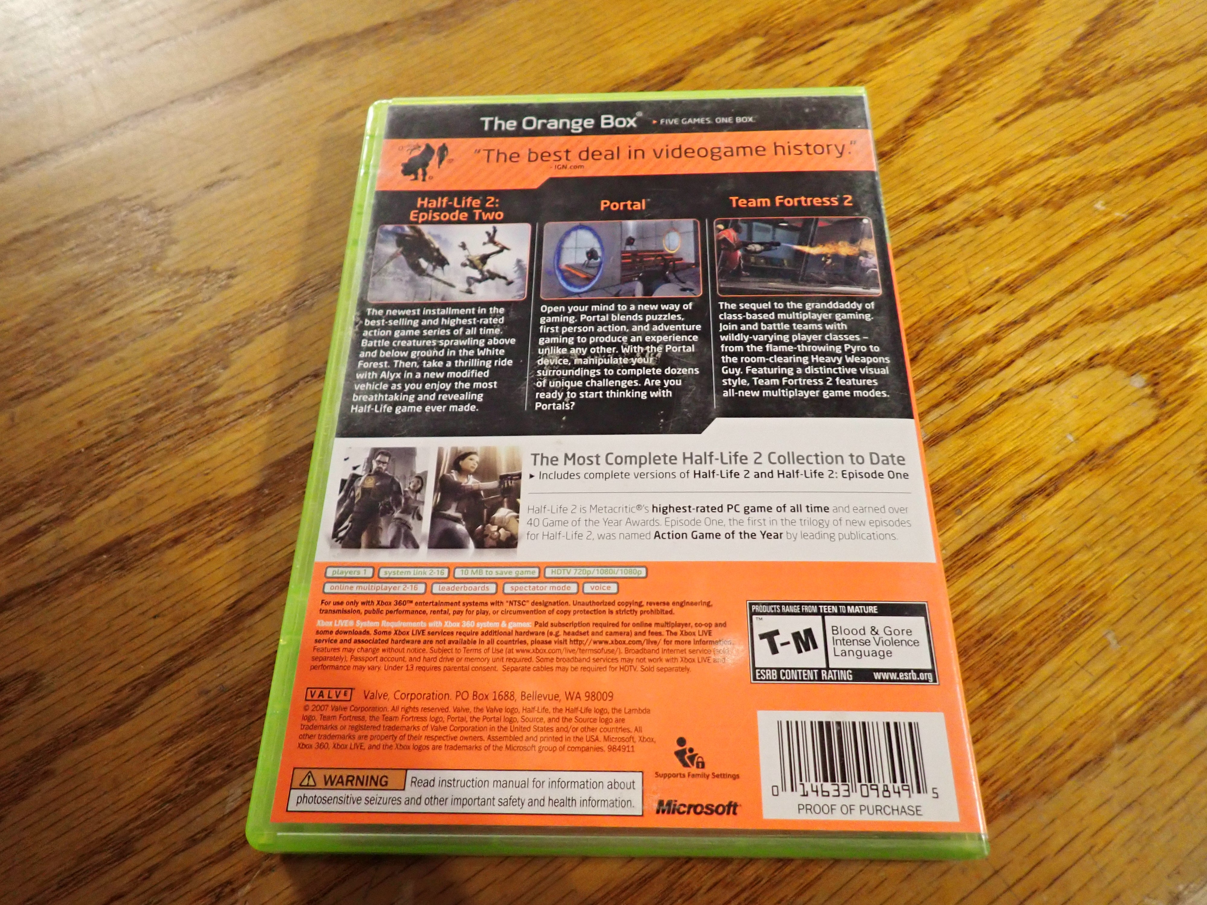 The Orange Box - Xbox 360