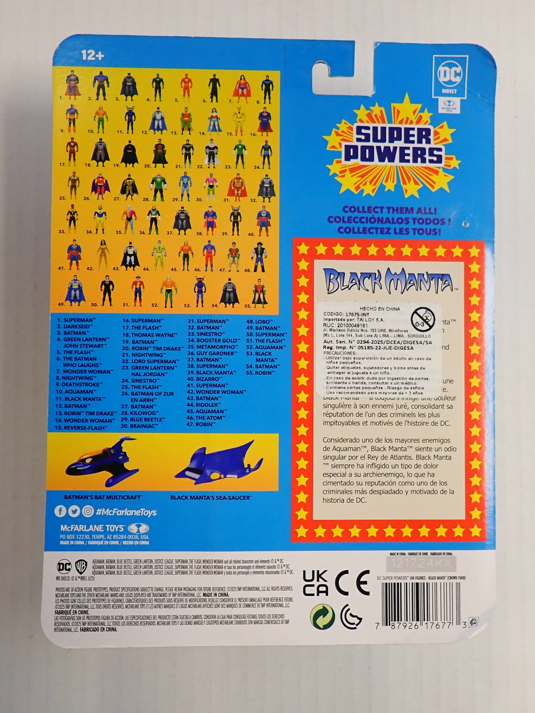 Black Manta - DC Super Powers Retro Figure [Pre-Owned]