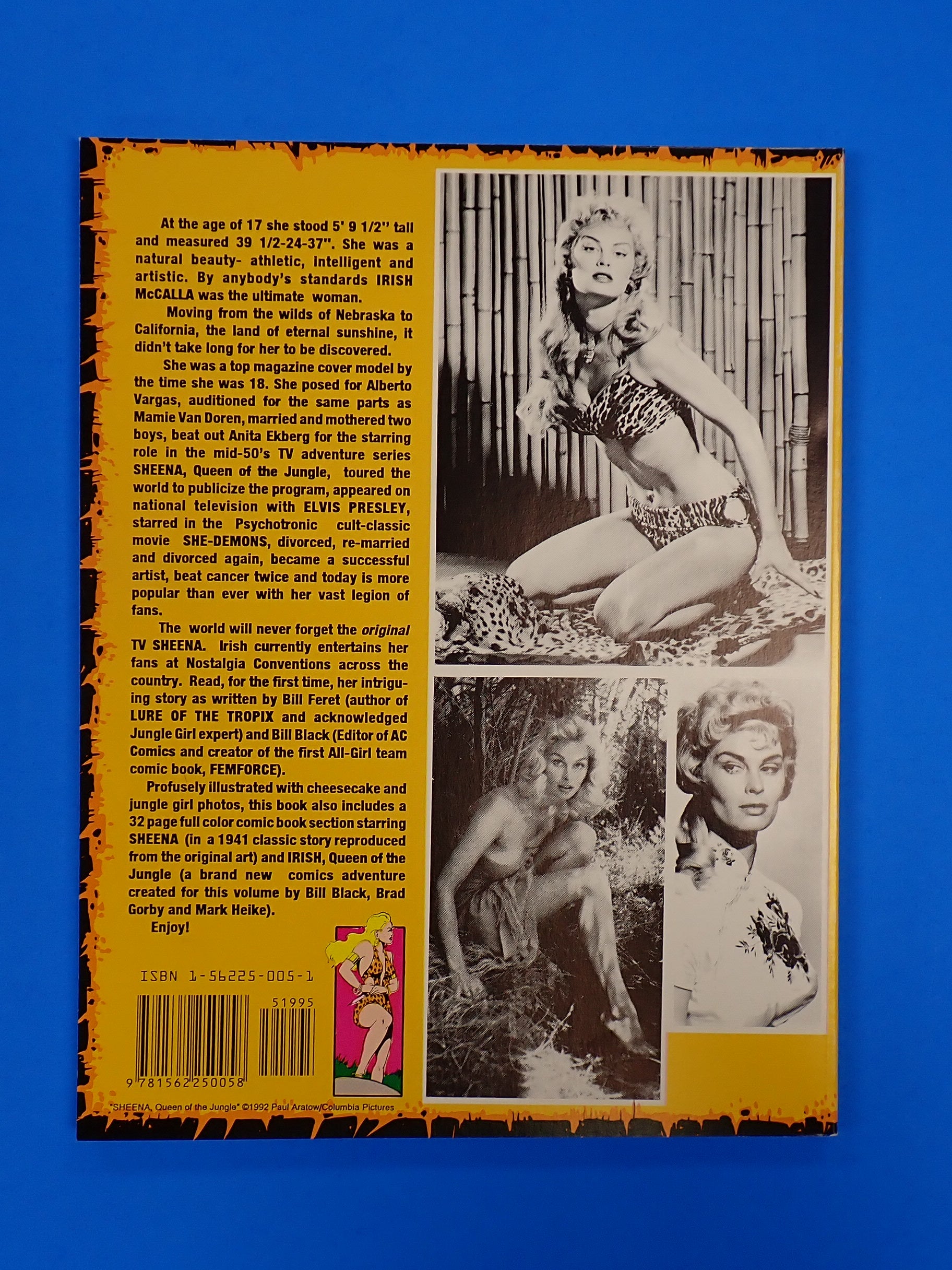 TV's Sheena Irish McCalla (1992) - Irish McCalla On Cover