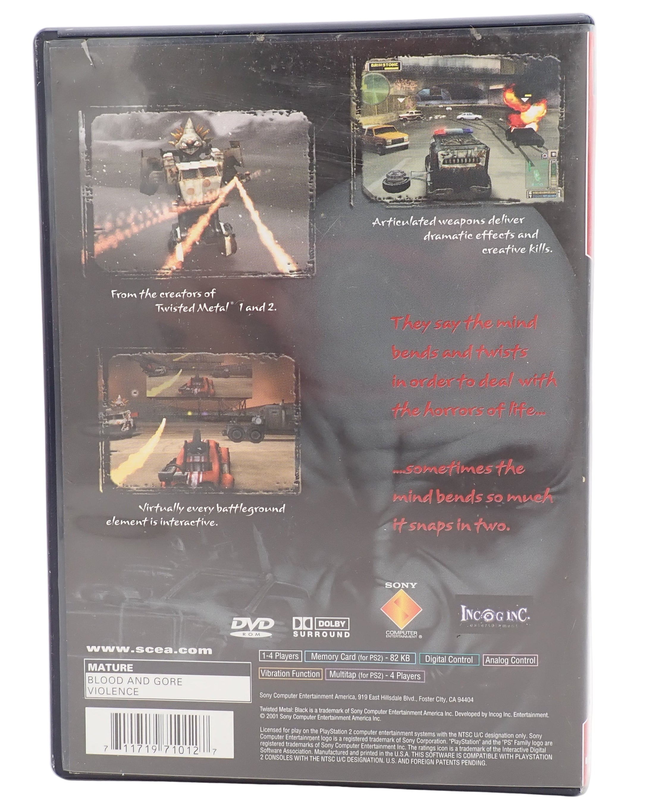 Twisted Metal Black Greatest Hits - PS2