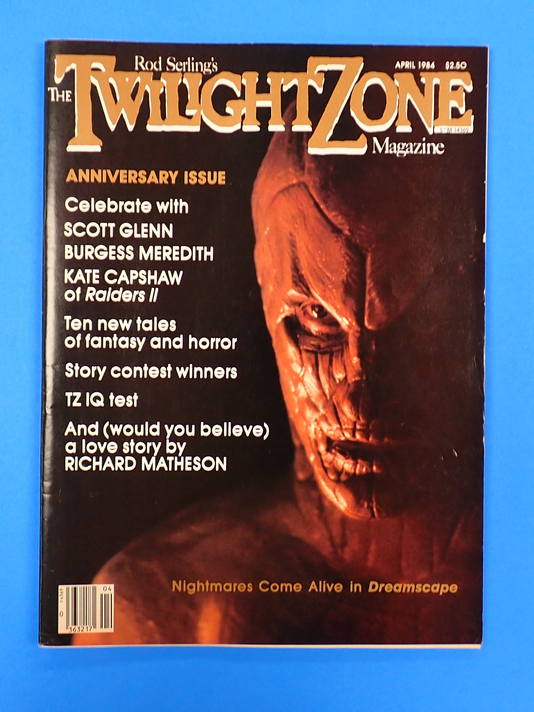 The Twilight Zone Anniversary Issue (1984) - Dreamscape On Cover