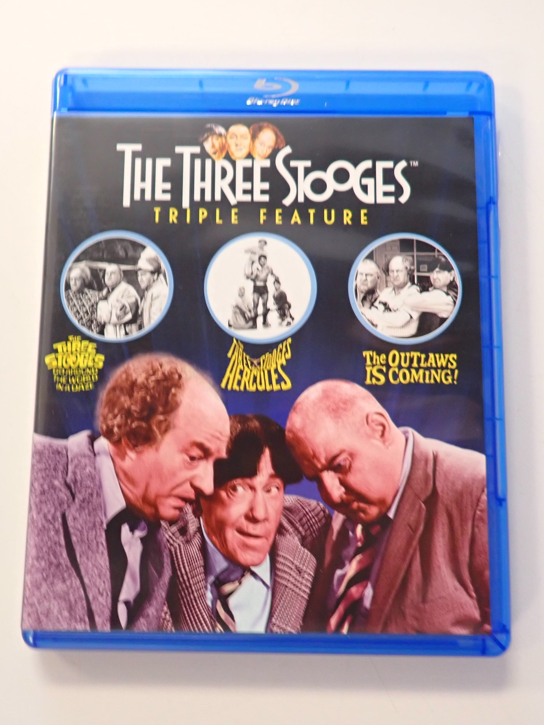 The Three Stooges Triple Feature - Blu-Ray [Pre-Owned]
