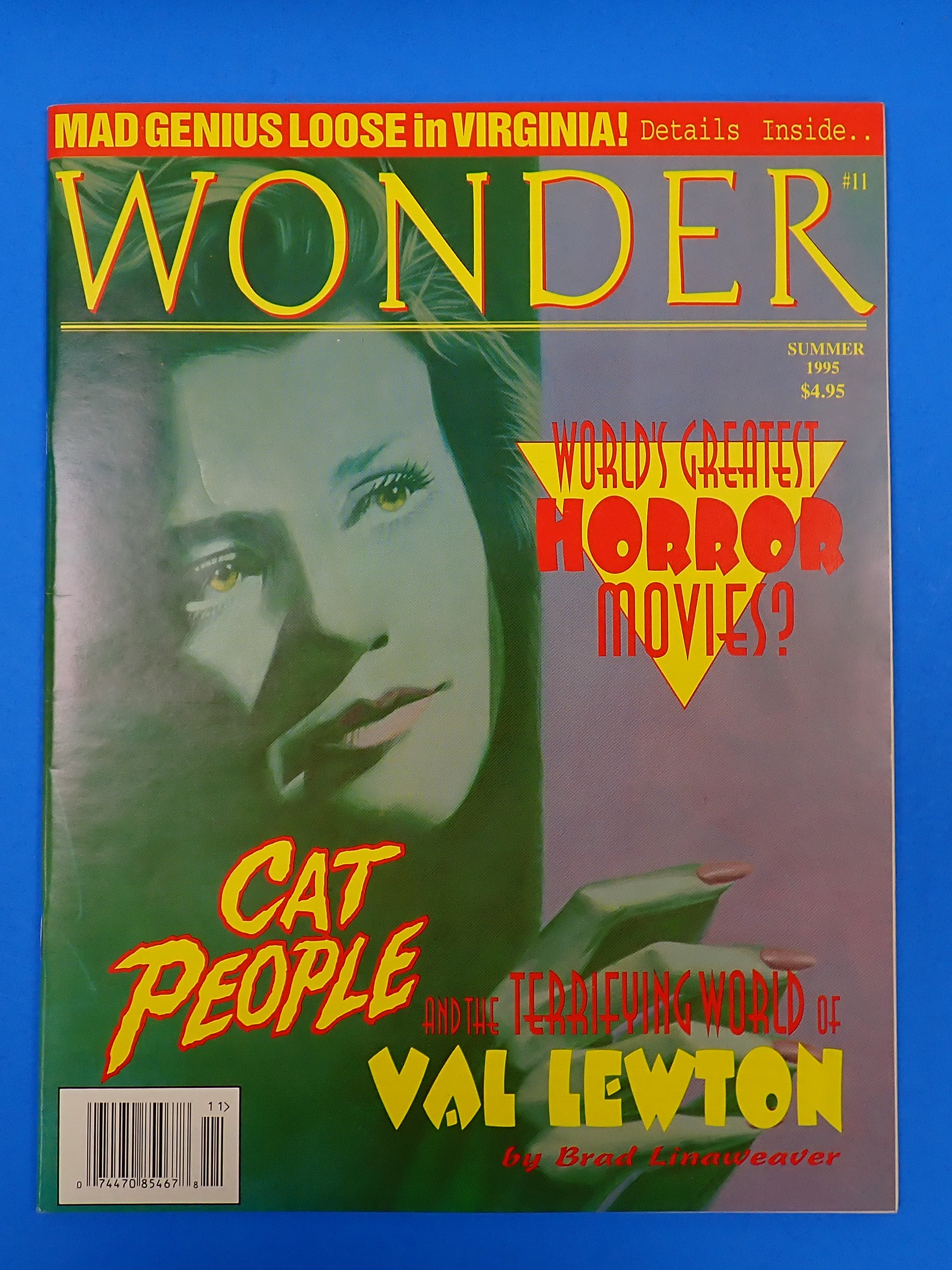 Wonder #11 (1995) - Val Lewton On Cover