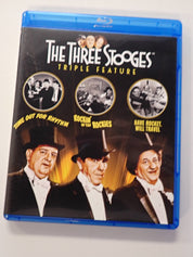 The Three Stooges Triple Feature - Blu-Ray [Pre-Owned]