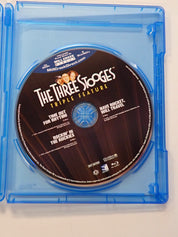 The Three Stooges Triple Feature - Blu-Ray [Pre-Owned]