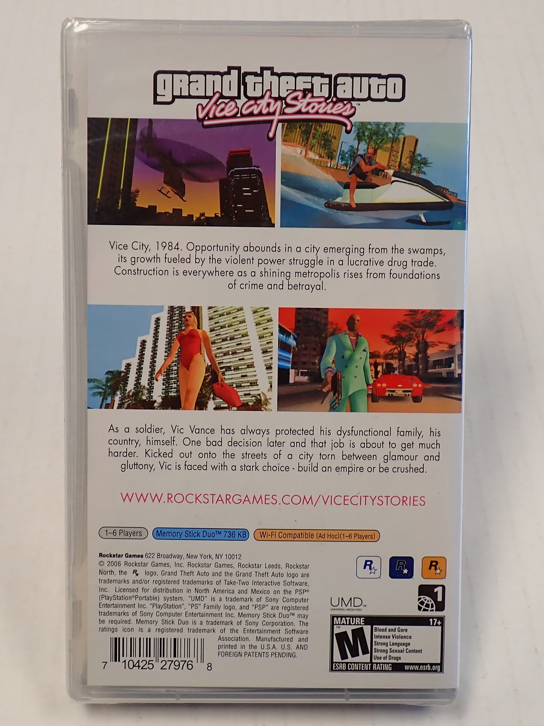 GTA Vice City Stories (Sealed) - PSP