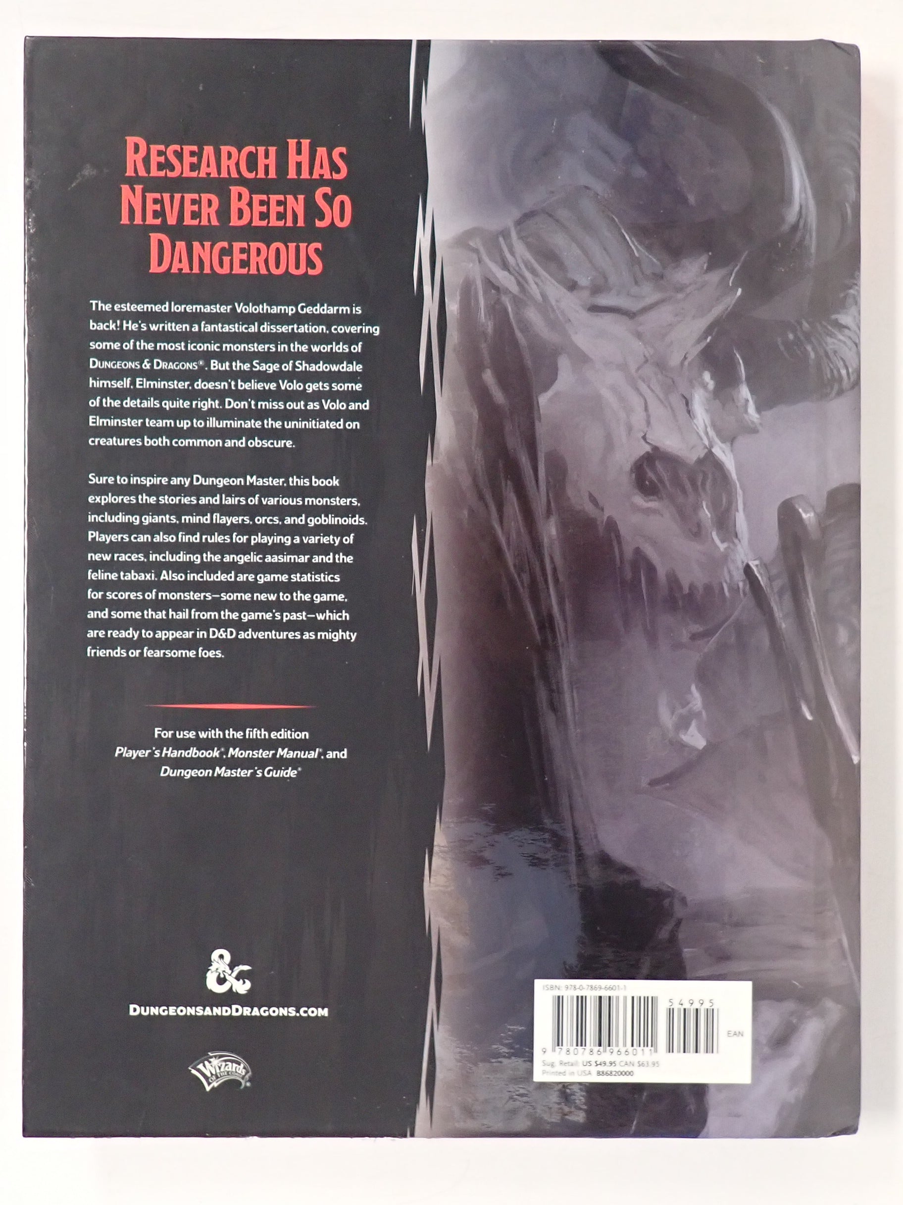 D&D Volo's Guide to Monsters - 5th Edition [Pre-Owned]