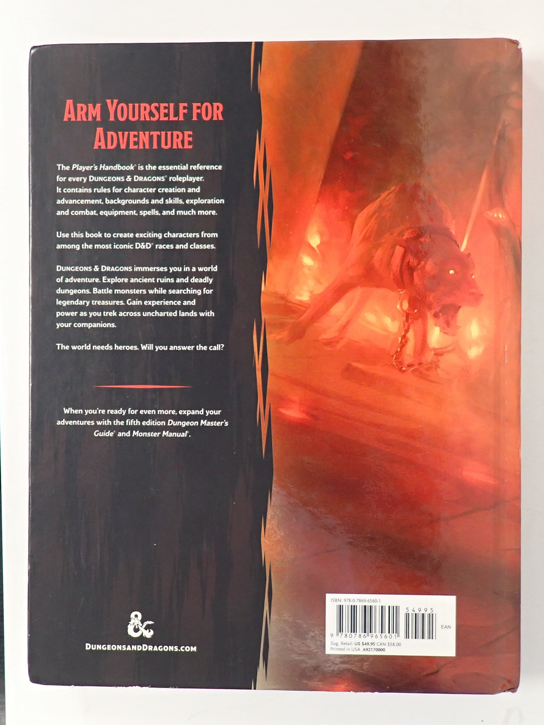 D&D 5th Edition Player's Handbook 2014 [Pre-Owned]