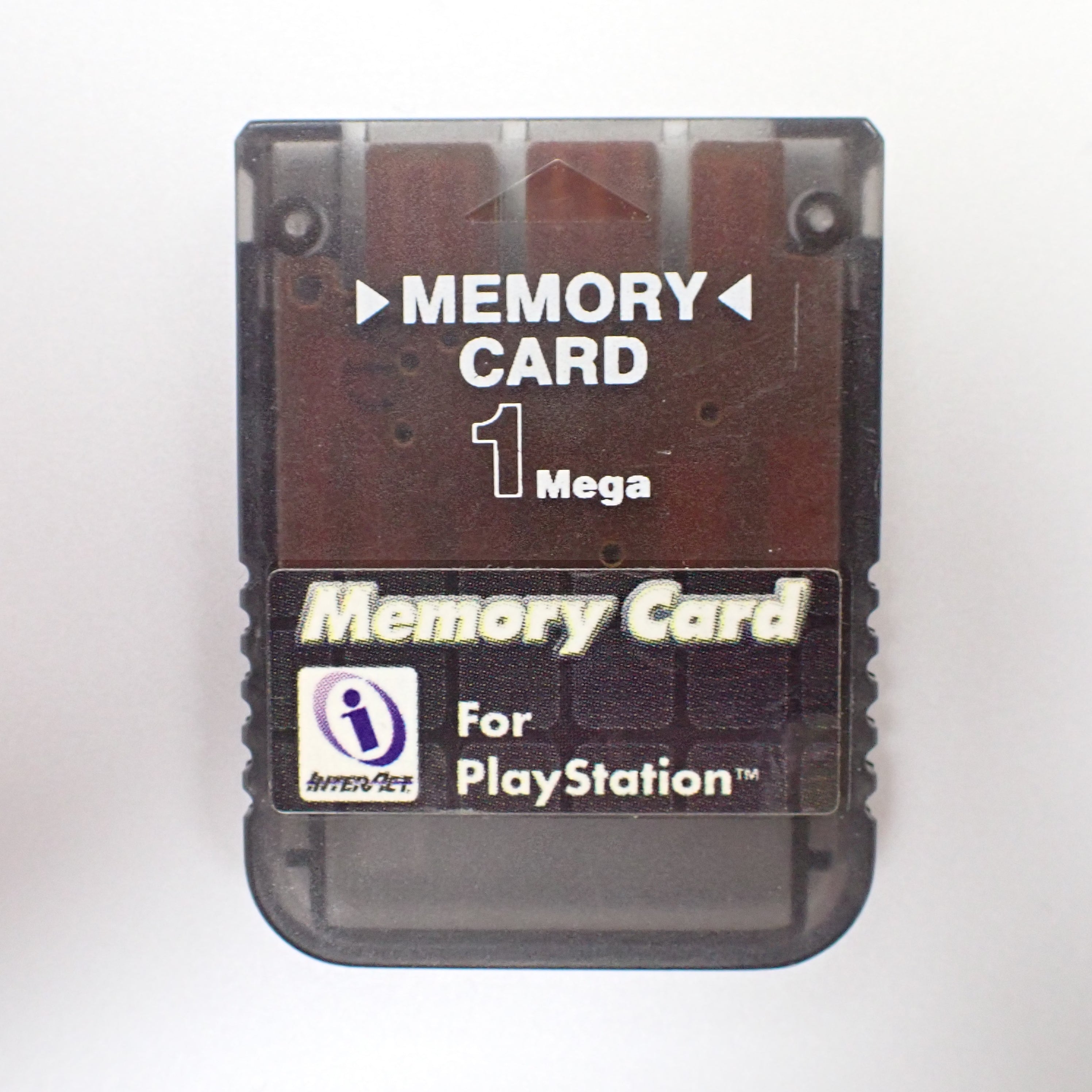Playstation Memory Card (Clear Black)