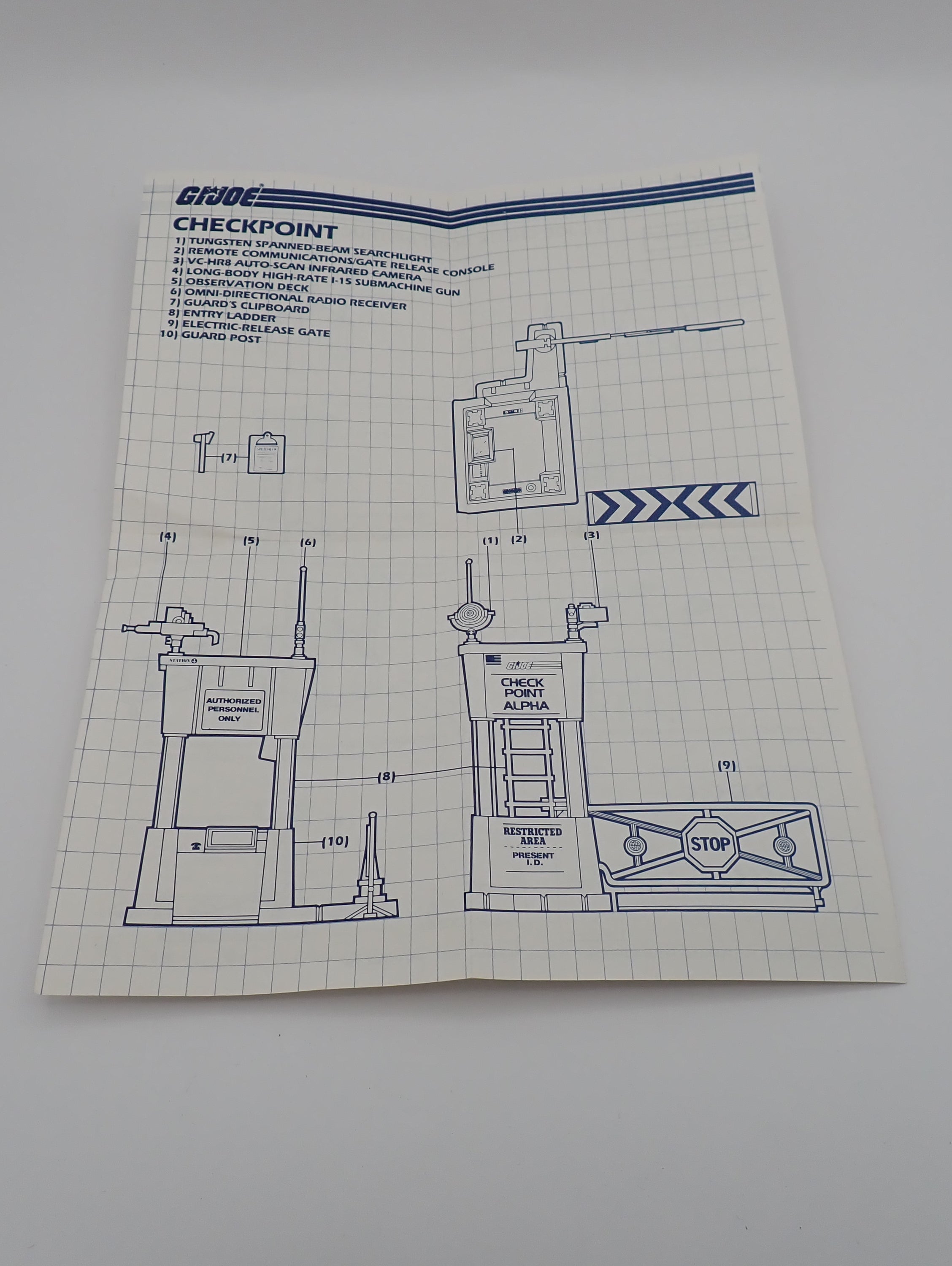 Check Point Alpha Playset - 1985 [COMPLETE]