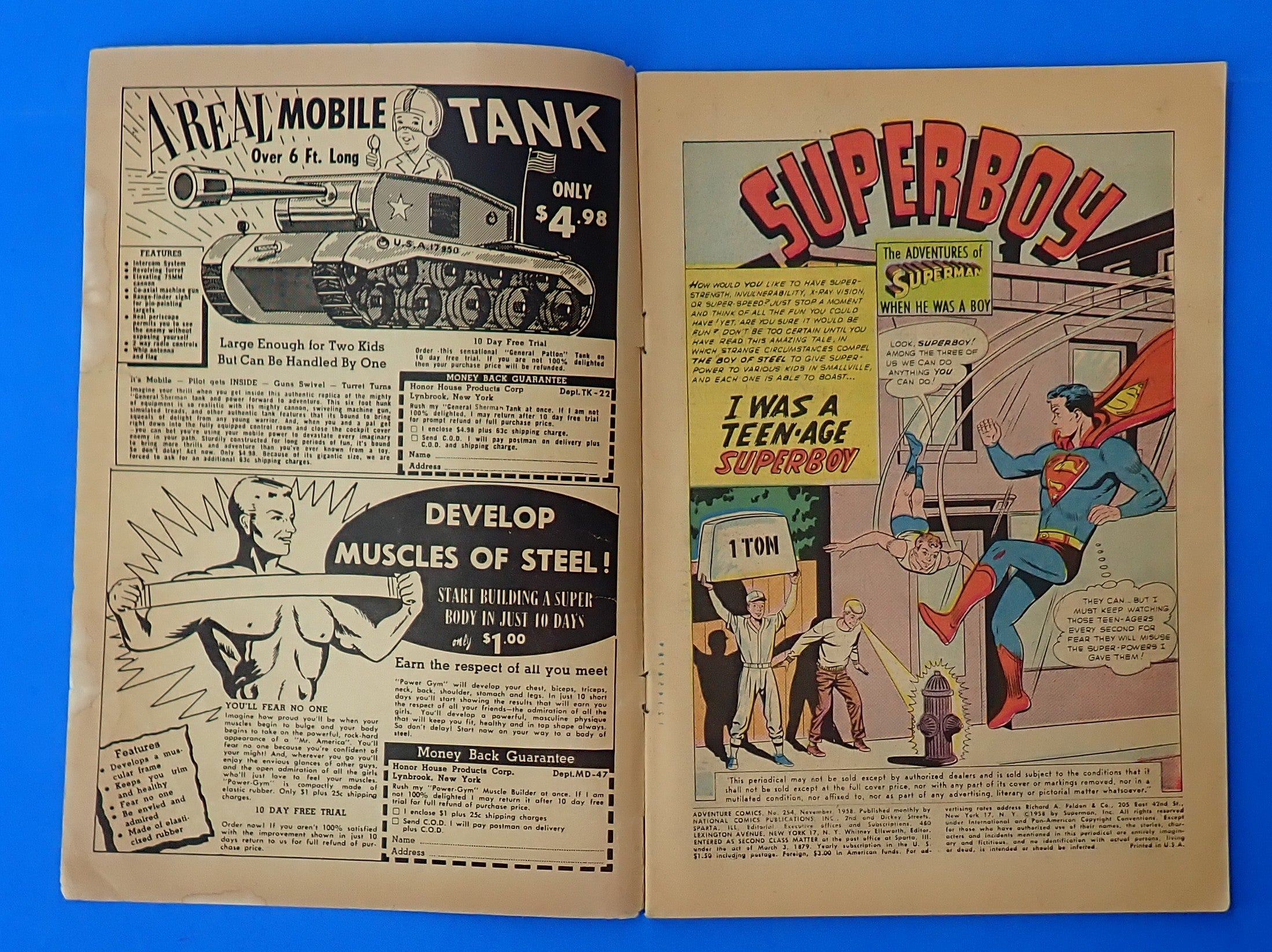 Adventure Comics #254 (1958) - FR (1.0) - Golden Age Issue