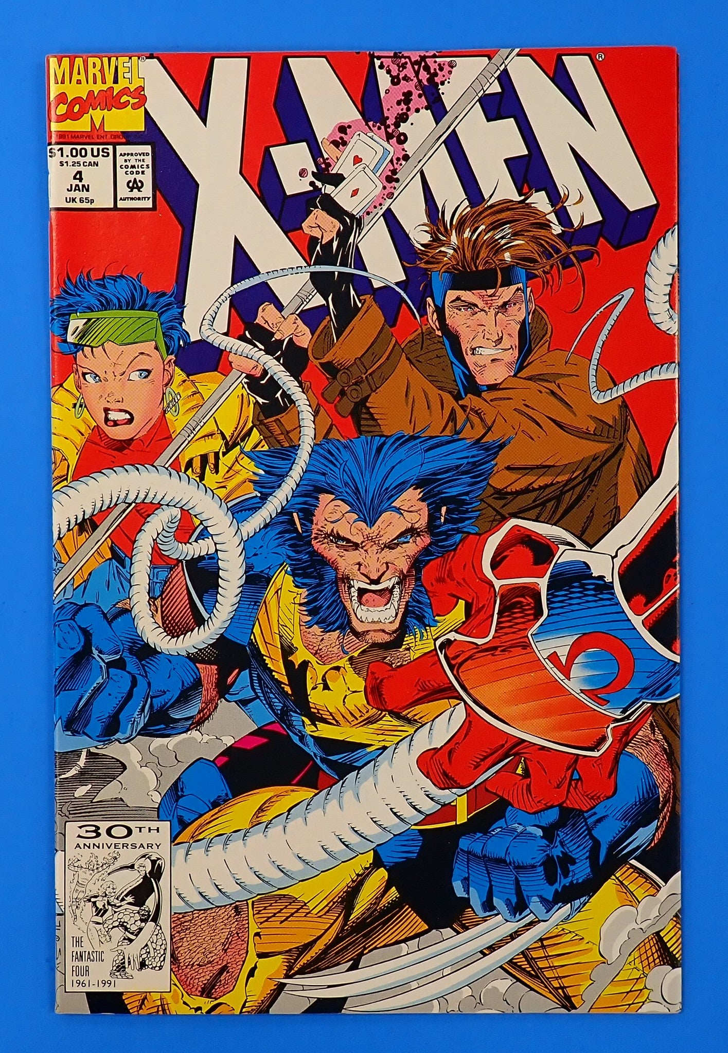 X-Men #4 (1992) - VF/NM (9.0+) - 1st Full App. Omega Red