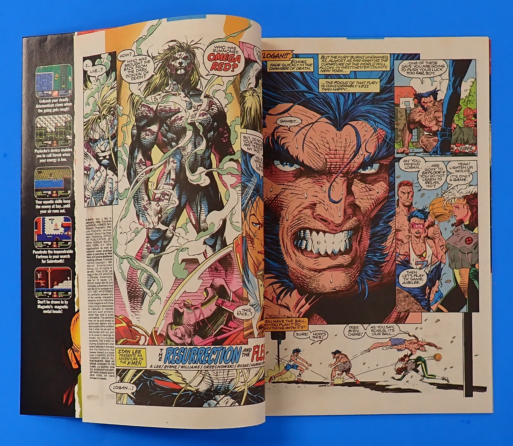 X-Men #4 (1992) - VF/NM (9.0+) - 1st Full App. Omega Red