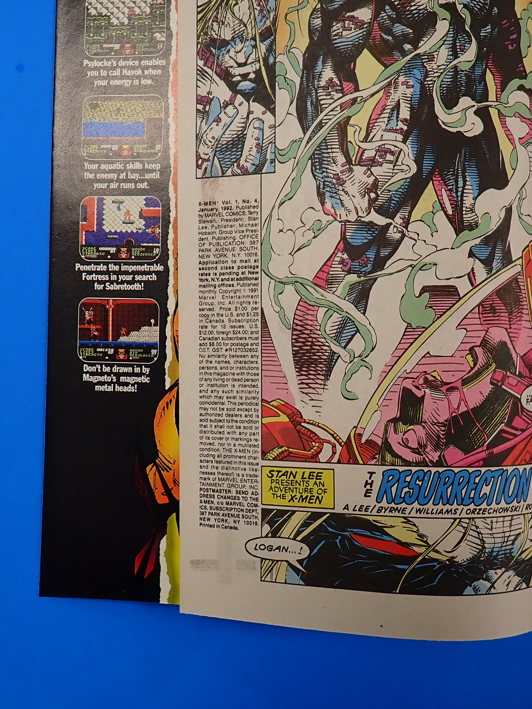 X-Men #4 (1992) - VF/NM (9.0+) - 1st Full App. Omega Red
