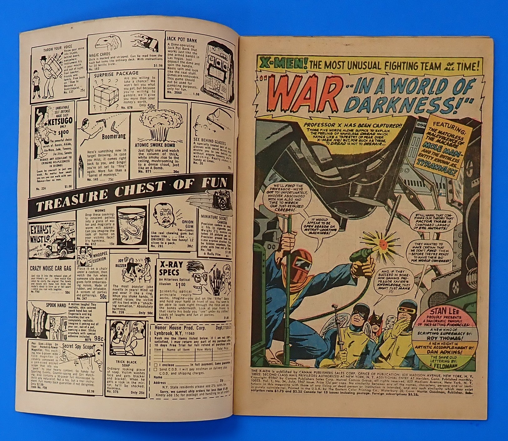 X-Men #34 (1967) - FN+ (6.5) - Silver Age Issue