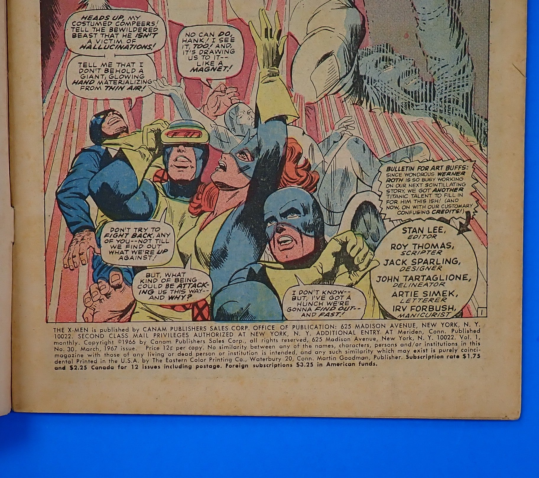 X-Men #30 (1967) - VG/VG- (3.5-4.0) - Silver Age Issue