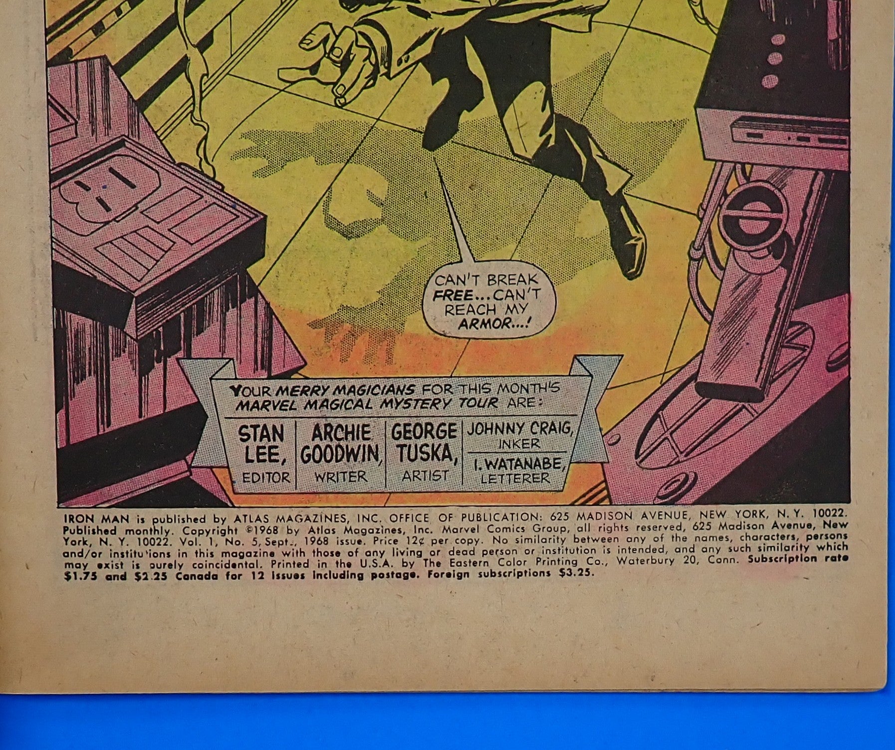 Iron Man #5 (1968) - VG/FN (5.0) - Silver Age Issue