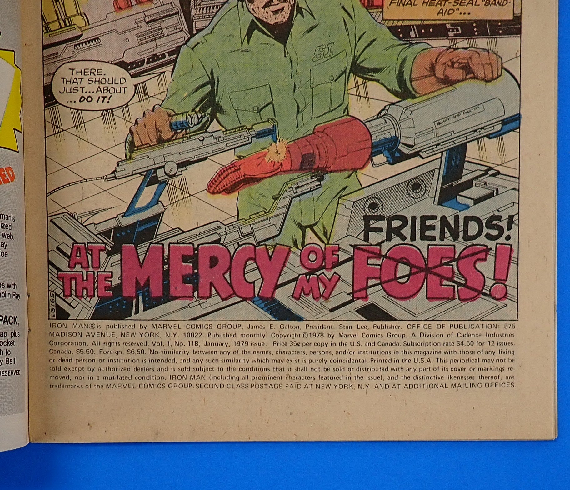 Iron Man #118 (1979) - FN/FN+ (6.0-6.5) - 1st App. James "Rhodey" Rhodes