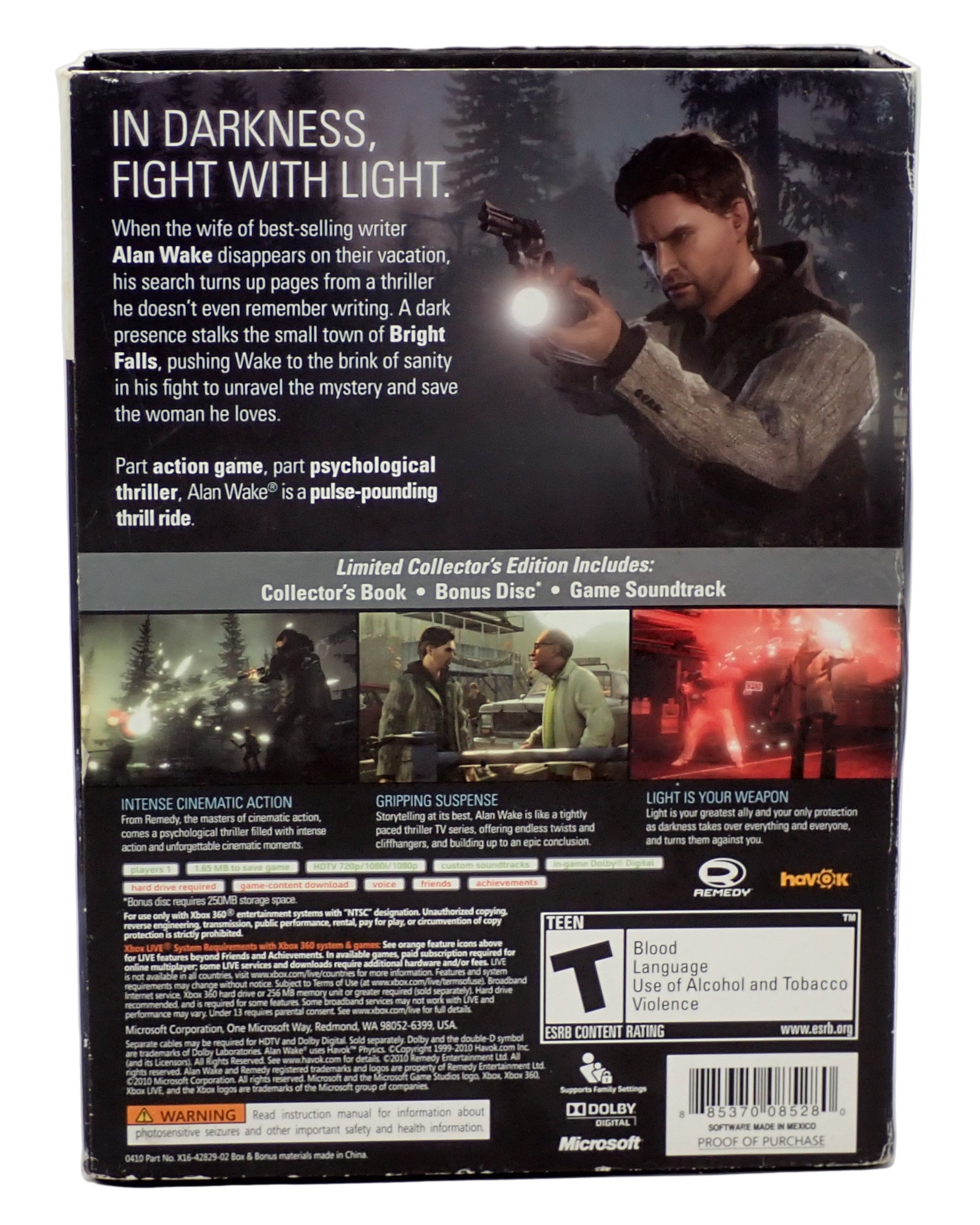 Alan Wake [Limited Collector's Edition] - Xbox 360