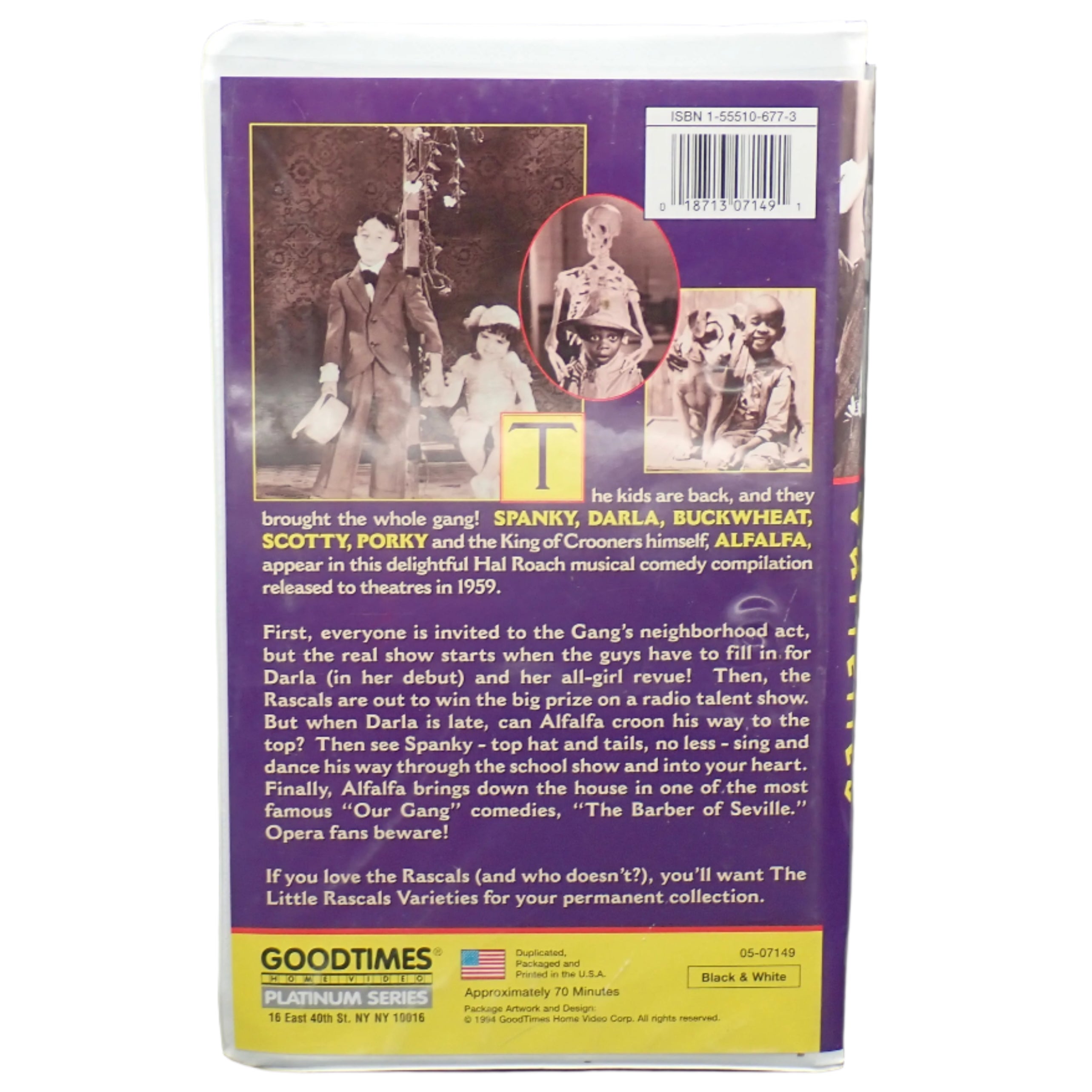 Little Rascals Varieties - VHS