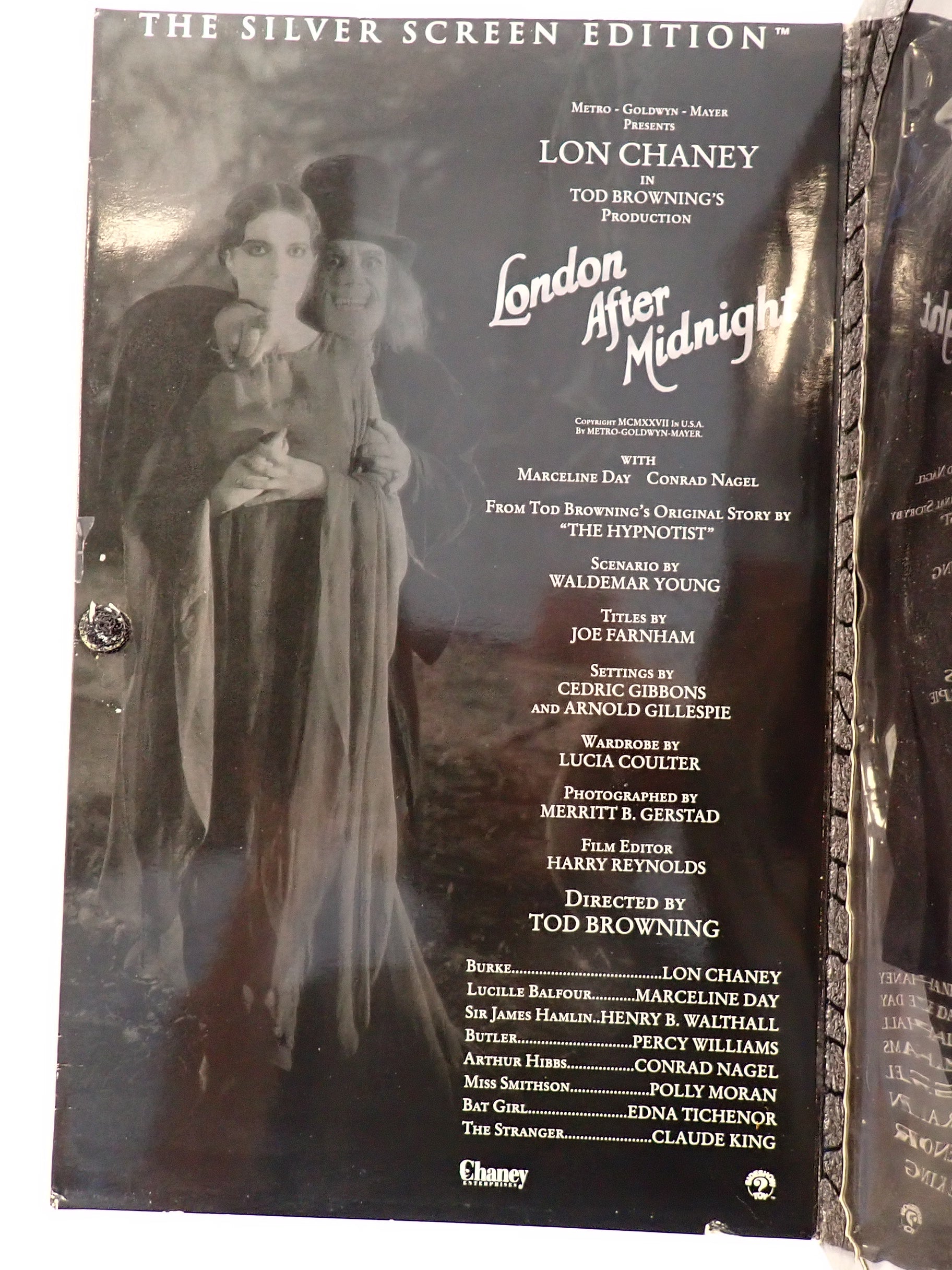Lon Chaney London After Midnight The Silver Screen Edition 12" Figure [Pre-Owned NECA]