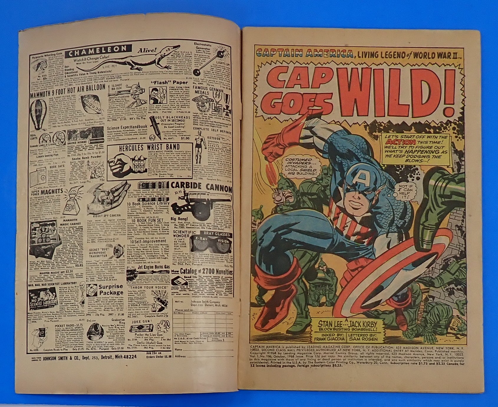 Captain America #106 (1968) - GD (2.0) - Silver Age Issue
