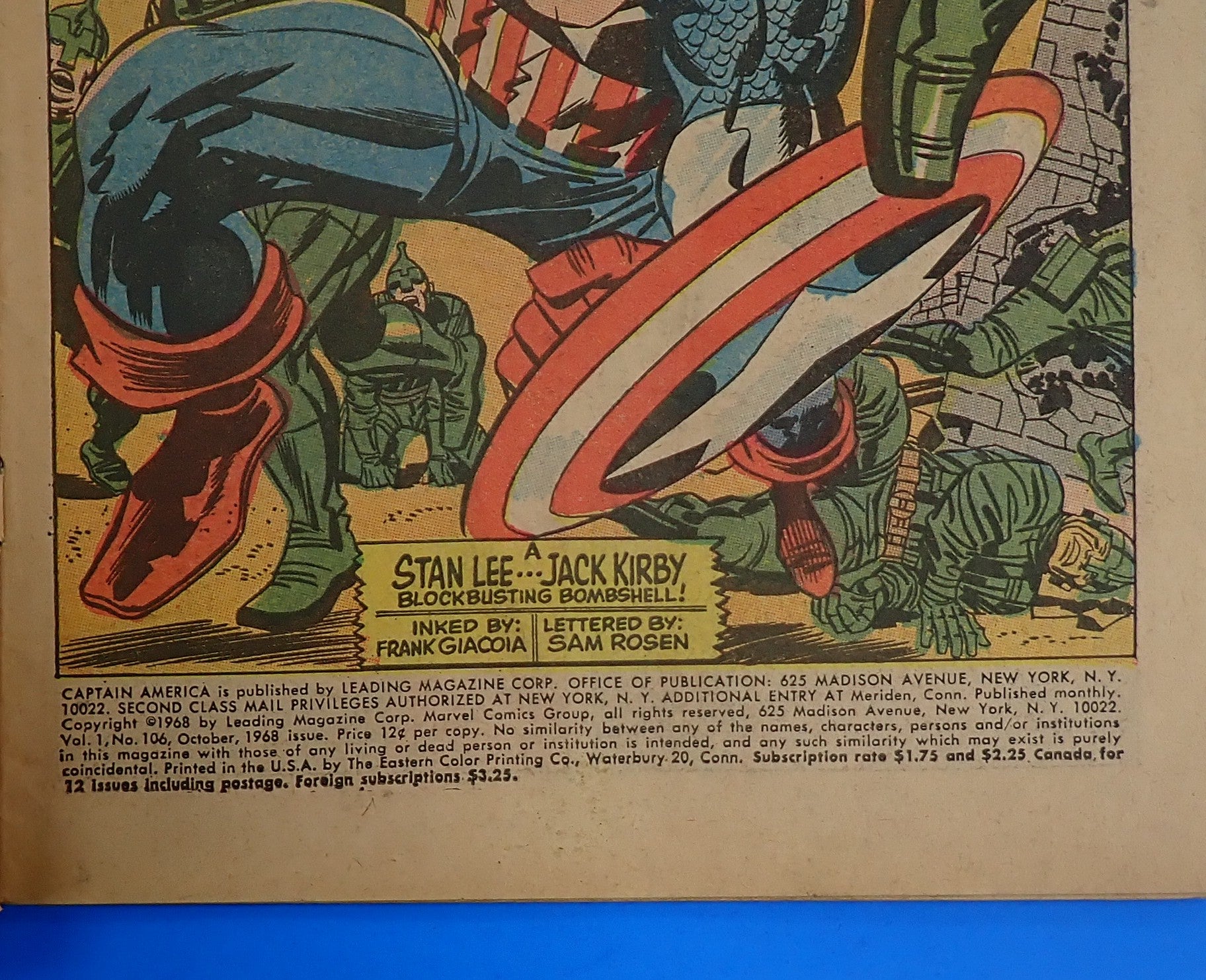 Captain America #106 (1968) - GD (2.0) - Silver Age Issue