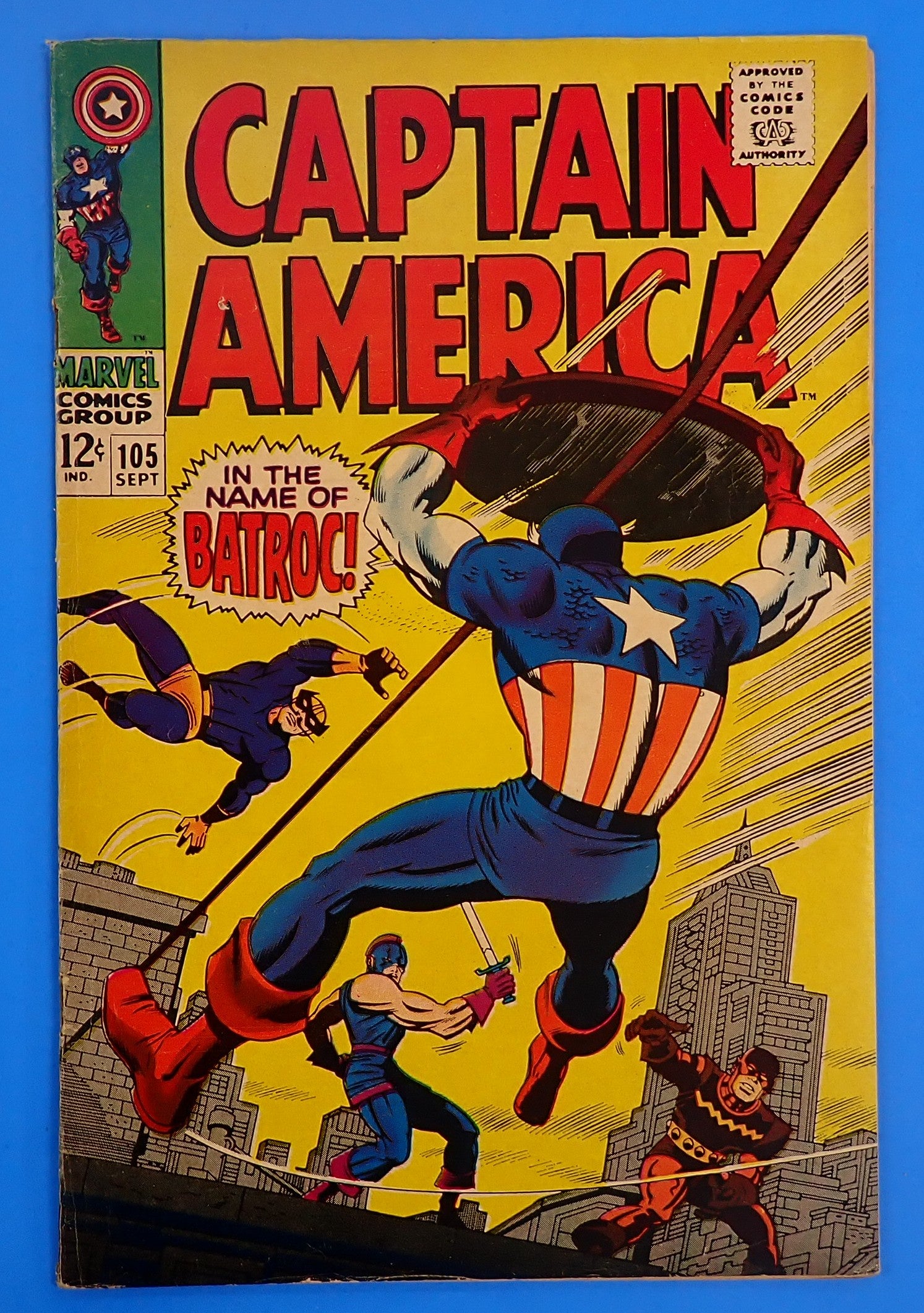 Captain America #105 (1968) - GD/VG (3.0) - Silver Age Issue