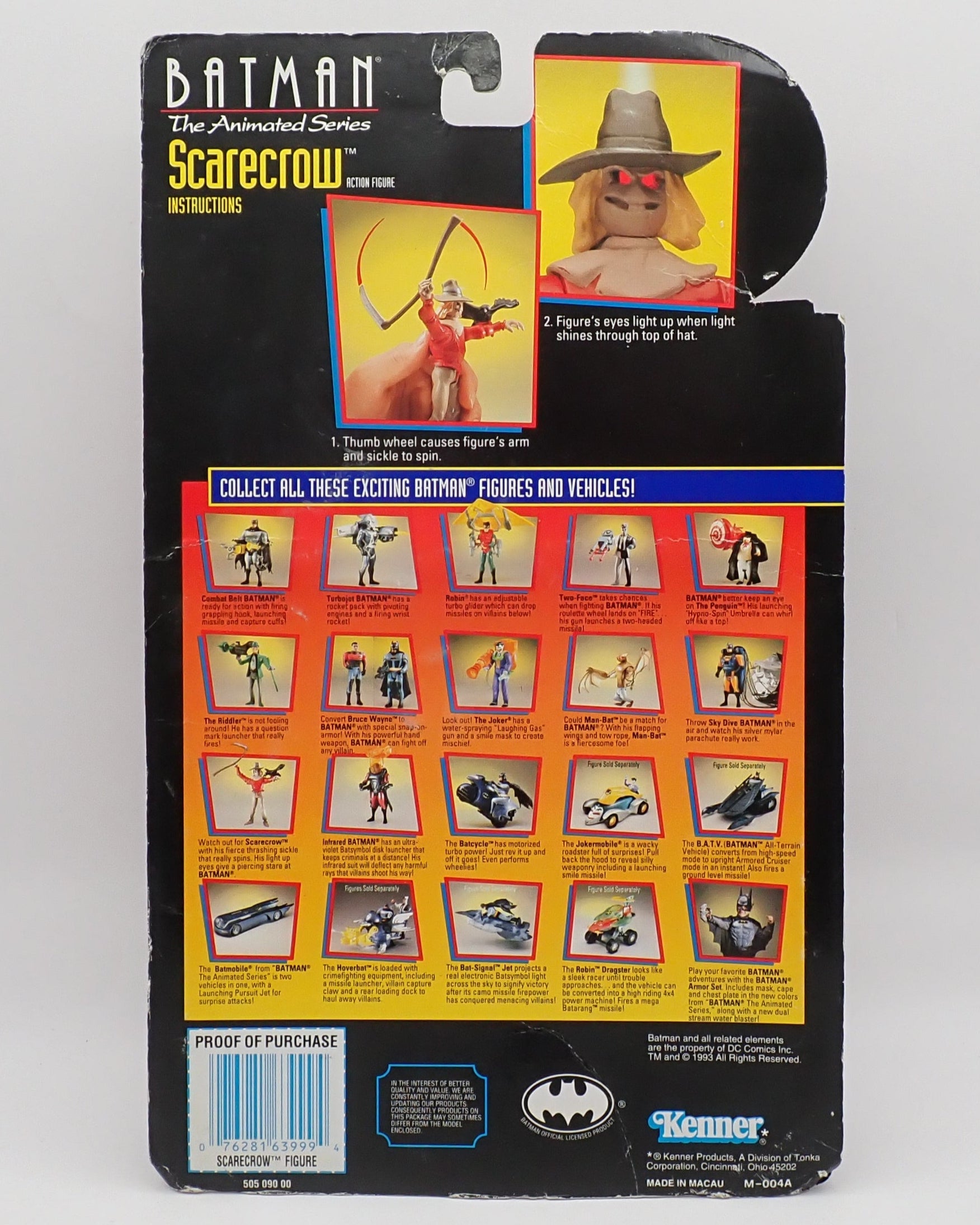 Scarecrow with Thrashing Sickle from Batman The Animated Series  (1993)