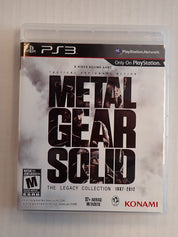 Metal Gear Solid: The Legacy Collection - PS3