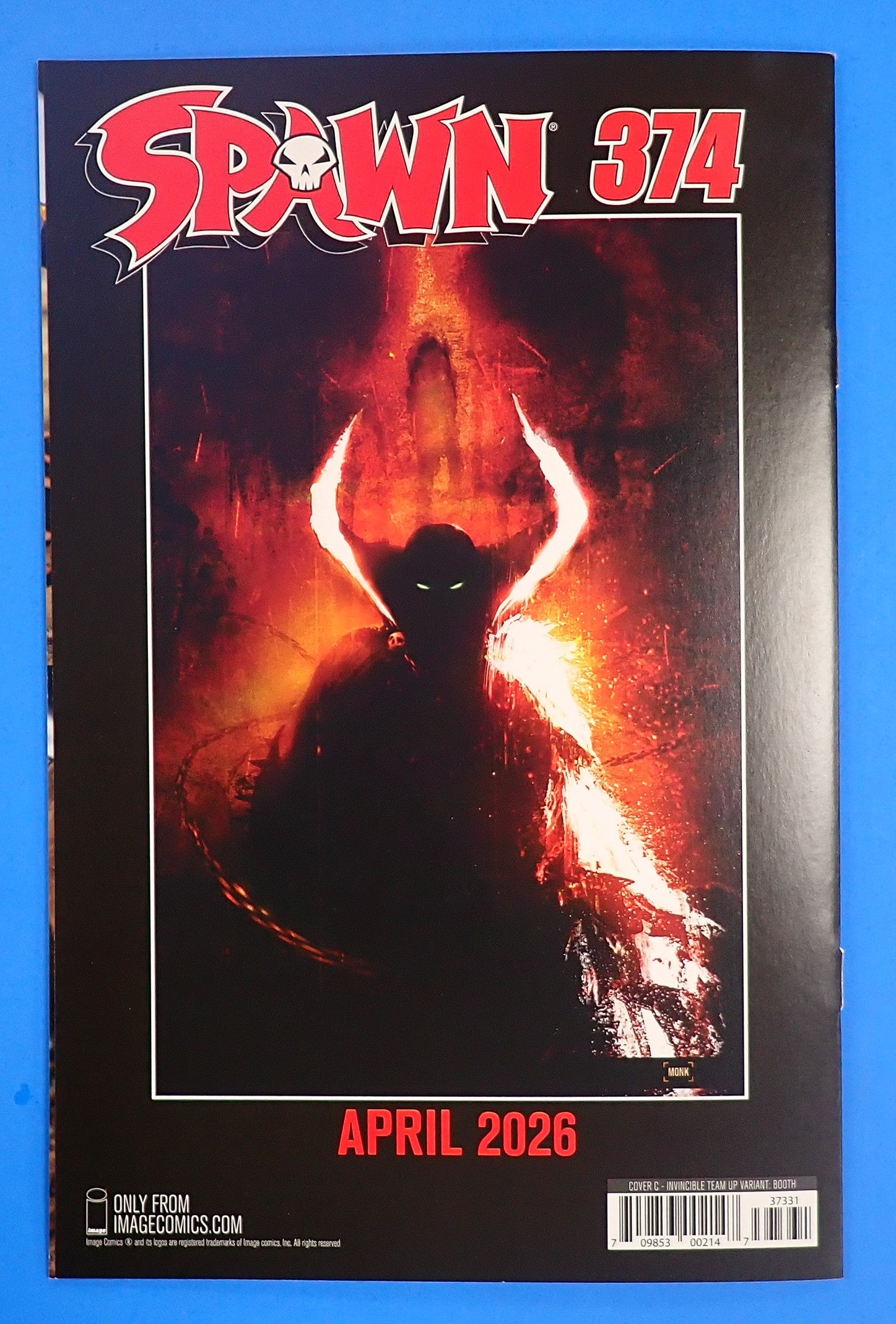 Spawn #373 (2026) - NM+ (9.2+) - Invincible Month Variant