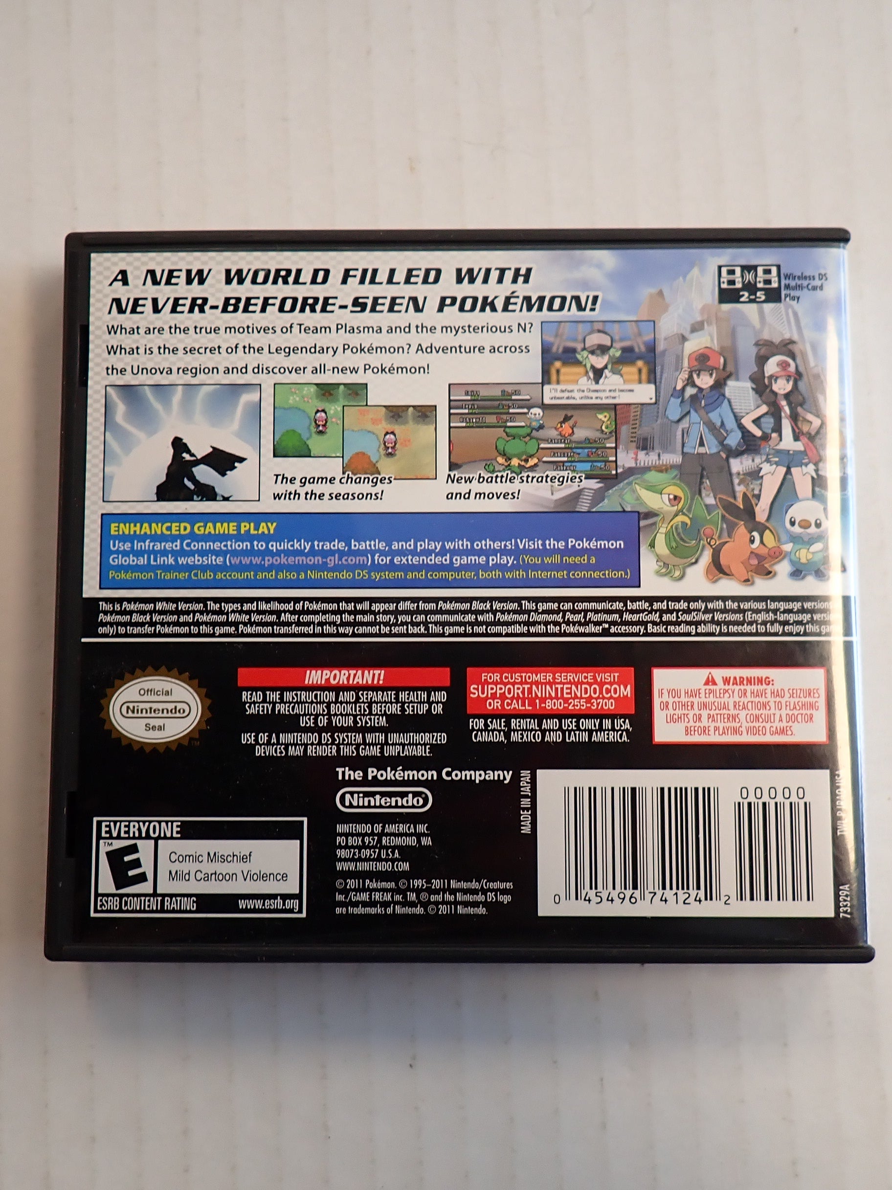 Pokemon White Version - DS
