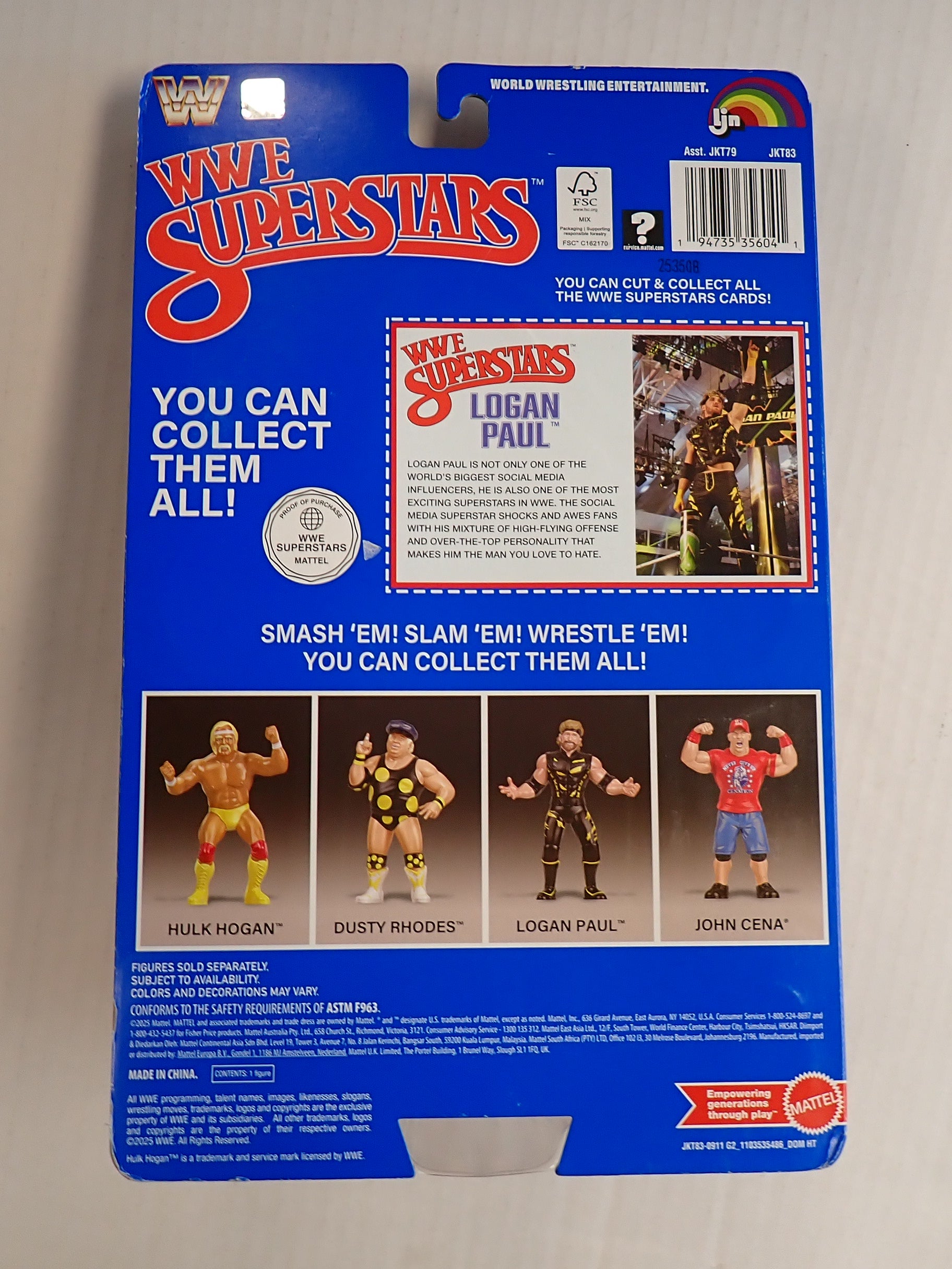 Logan Paull LJN WWE Superstars Mattel - [Pre-Owned]